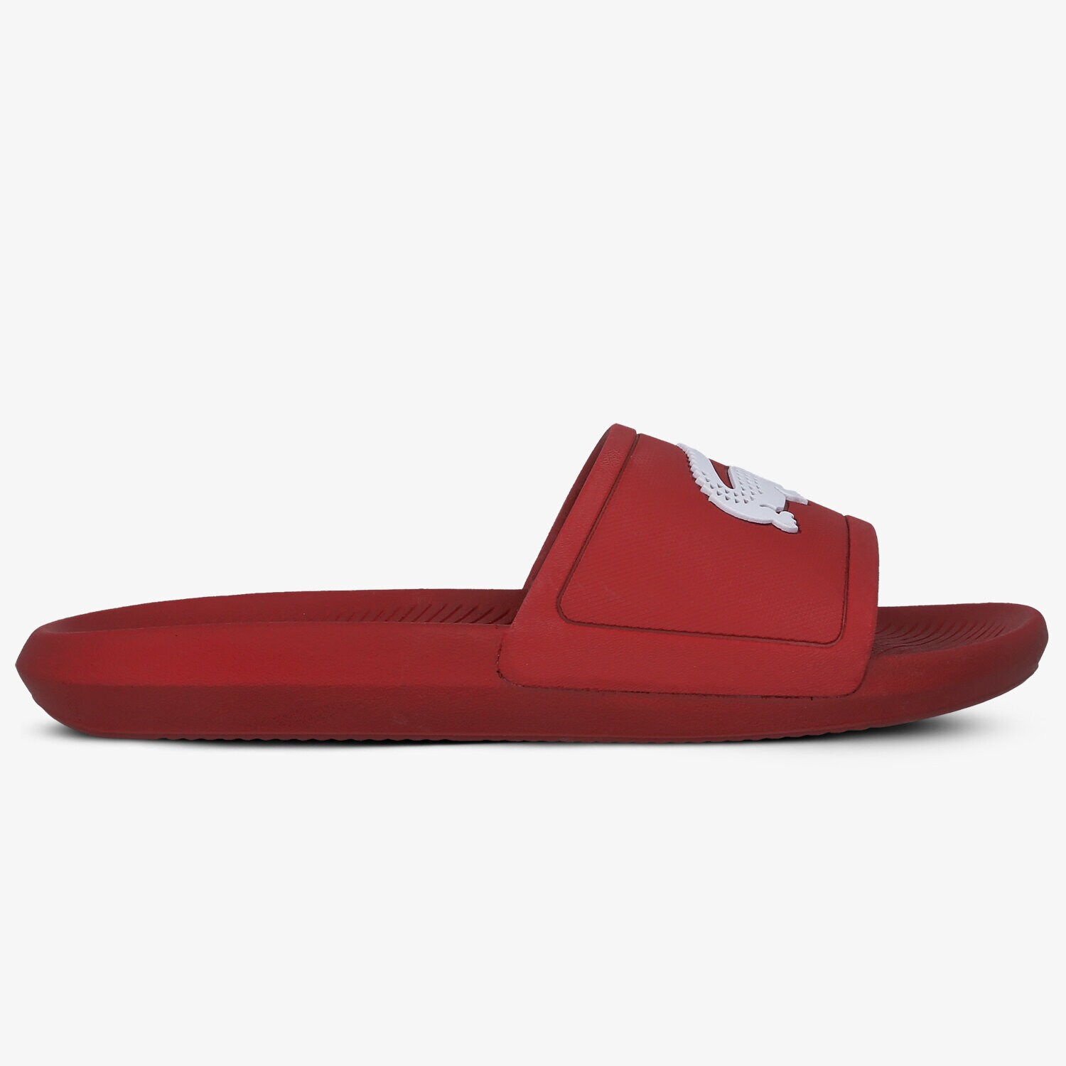 pánské pantofle LACOSTE CROCO SLIDE 119 1 CMA 737CMA001817K ČERVENÁ