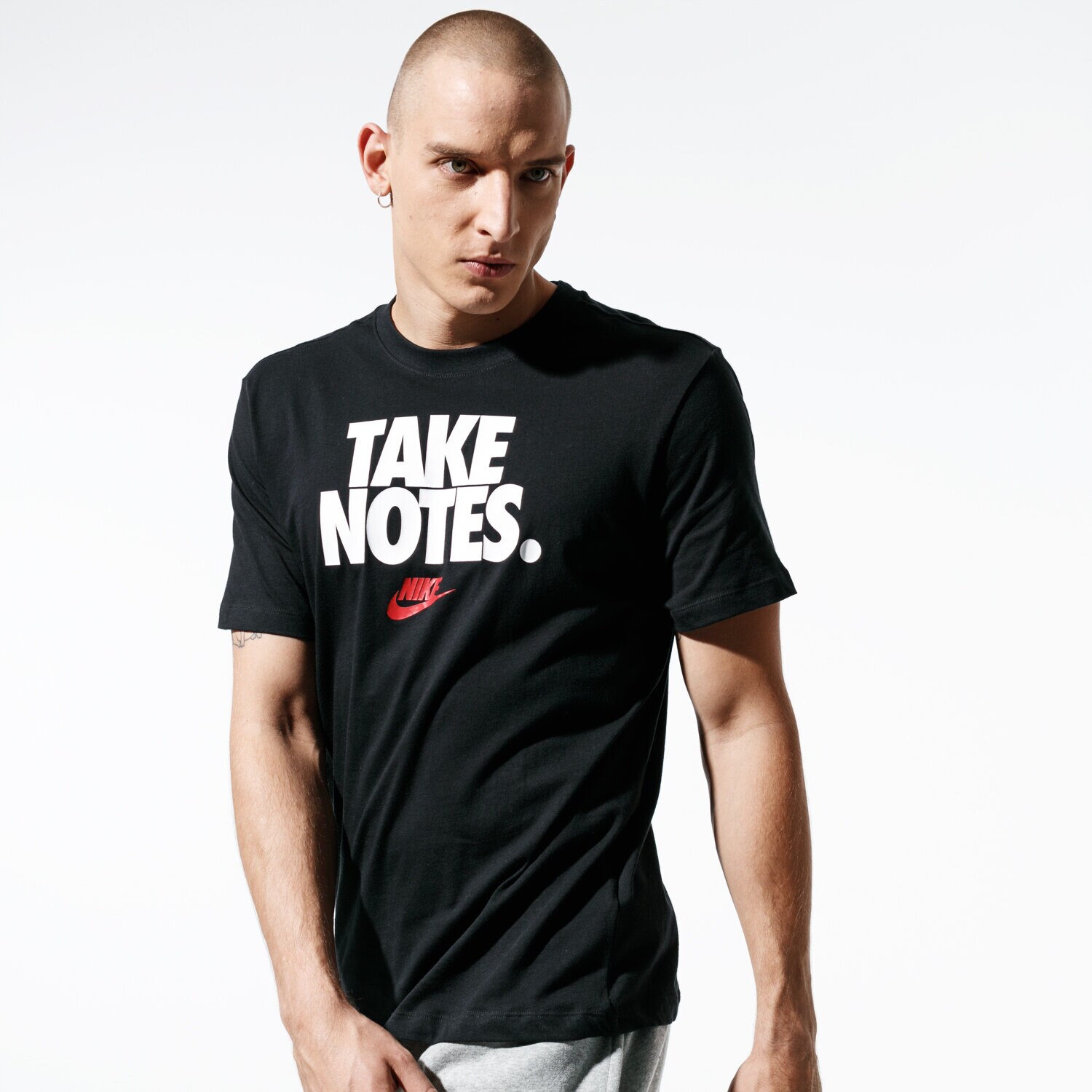 pánské tričko NIKE TRIČKO SS M NSW SS TEE BTS 2 BV7532-010 ČERNÁ