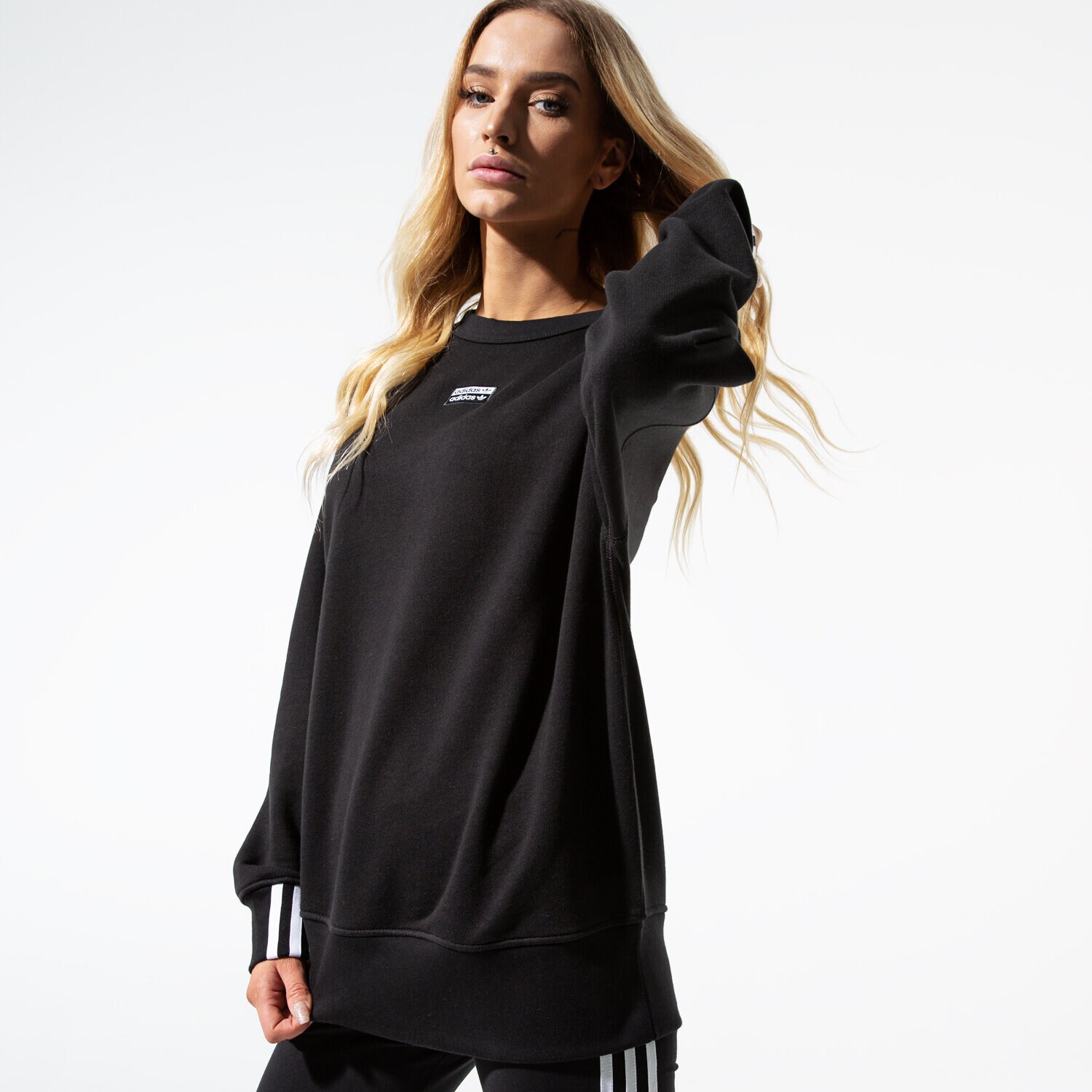 dámská mikina ADIDAS MIKINA VOCAL SWEAT ED5845 ČERNÁ
