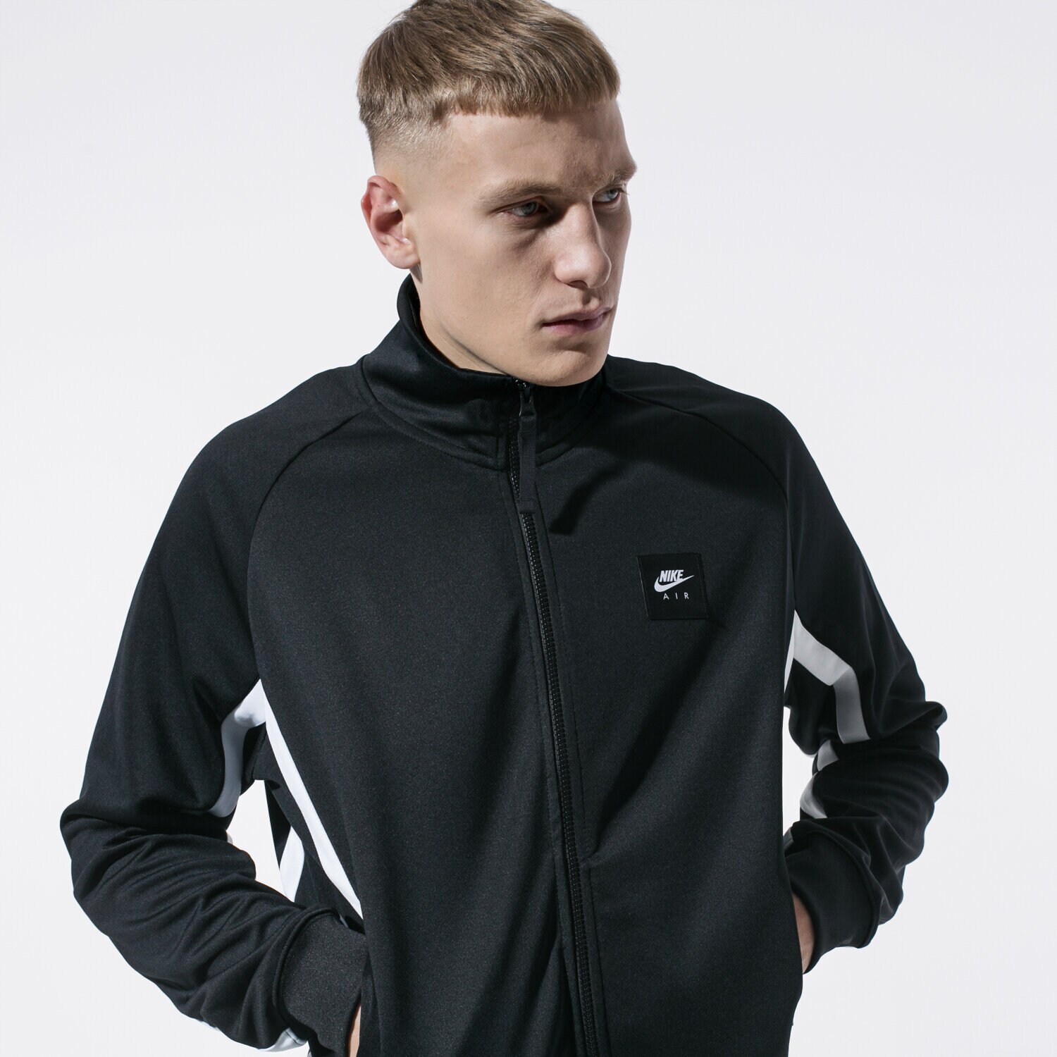 pánská mikina NIKE MIKINA ROZEPÍNACÍ M NSW NIKE AIR JKT PK BV5154-010 ČERNÁ