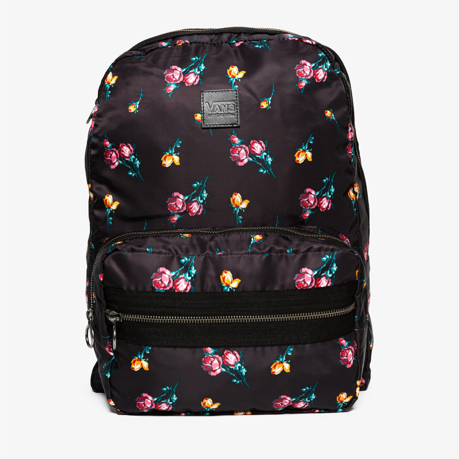 dámský batoh VANS BATOH WM DISTINCTION II BACKPACK SATIN FLORAL VN0A3PBLUV31 ČERNÁ