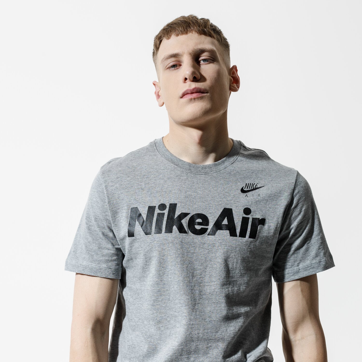 pánské tričko NIKE TRIČKO AIR CK2232-063 ŠEDÁ