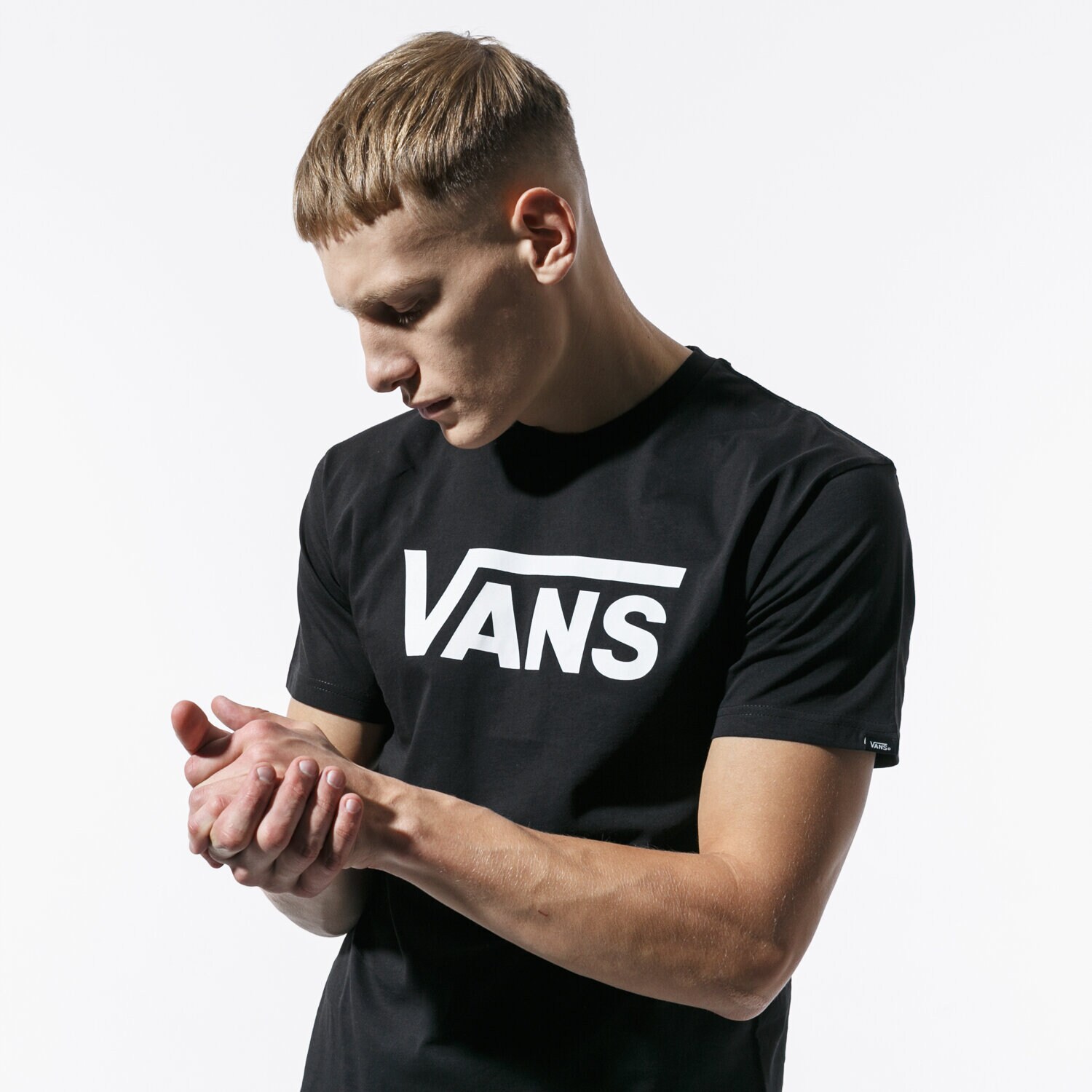 pánské tričko VANS TRIČKO VANS CLASSIC VN000GGGY281 ČERNÁ
