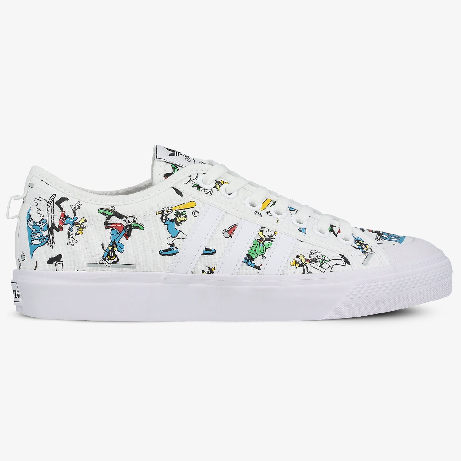pánské tenisky ADIDAS NIZZA X DISNEY SPORT GOOFY FW0645 BÍLÁ