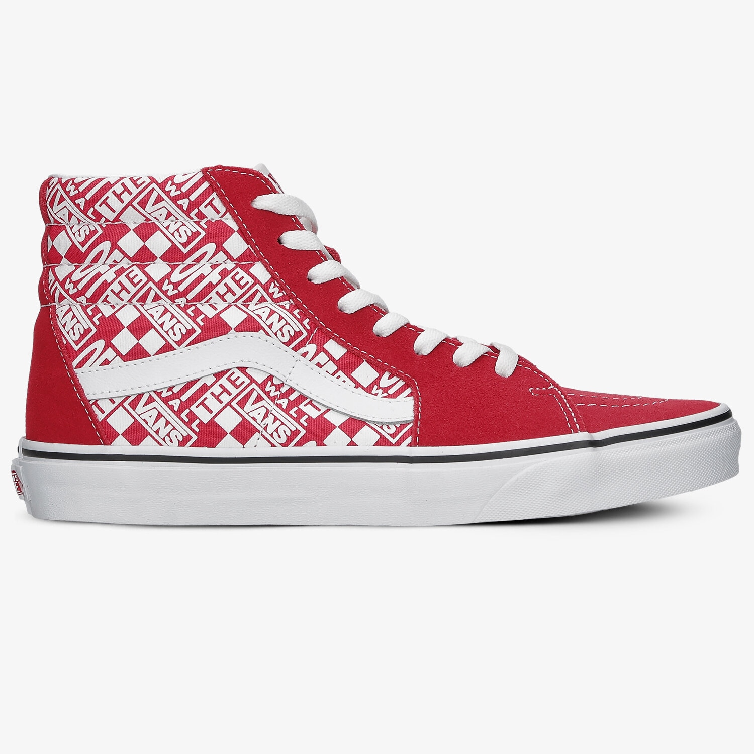 pánské skate boty (skateboardové) VANS UA SK8-HI  VN0A32QG3VB1 ČERVENÁ