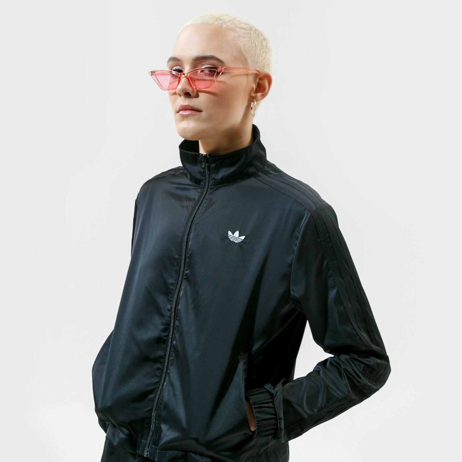 dámská mikina ADIDAS MIKINA TRACK TOP GN3153 ČERNÁ