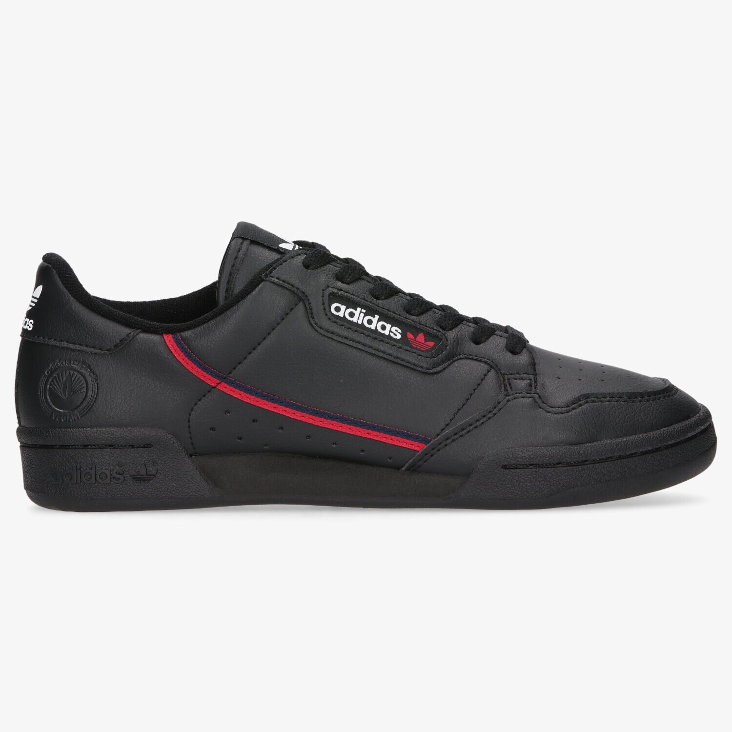 pánské tenisky ADIDAS CONTINENTAL 80 VEGAN H02783 ČERNÁ