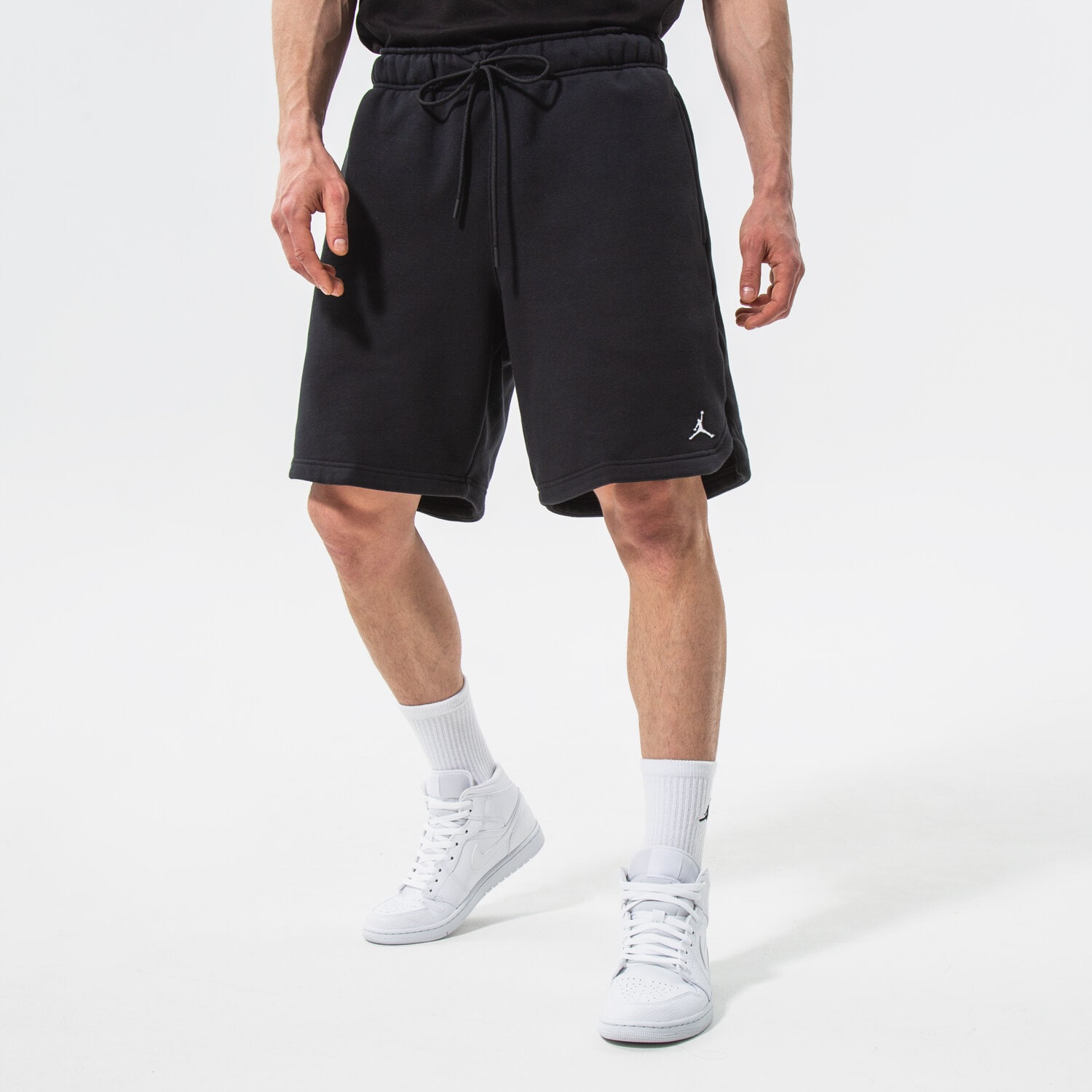 pánské kraťasy JORDAN ŠORTKY  ESSENTIAL FLEECE SHORTS DA9826-010 ČERNÁ