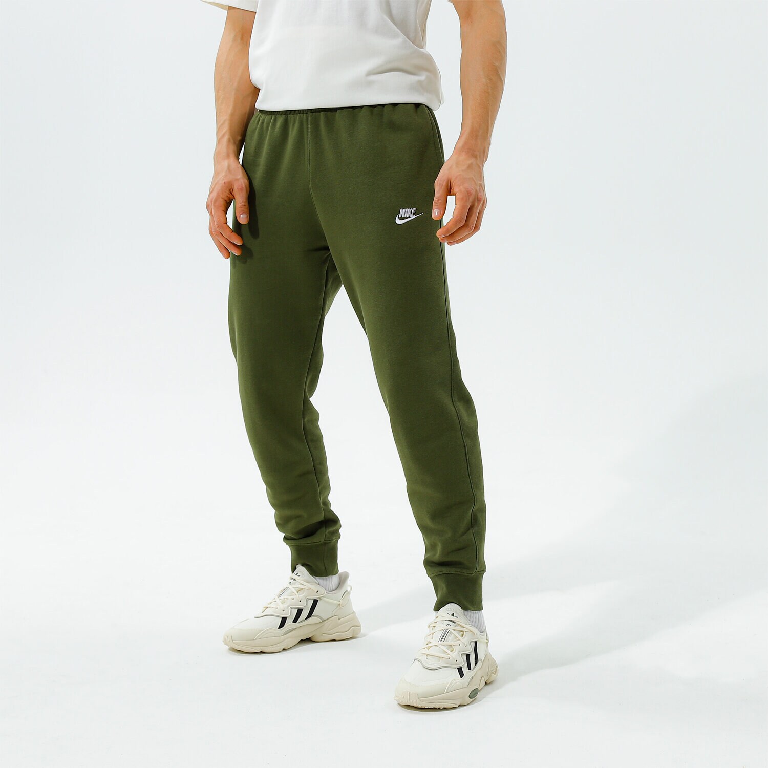 pánské kalhoty NIKE KALHOTY  SPORTSWEAR CLUB FLEECE BV2671-327 KHAKI