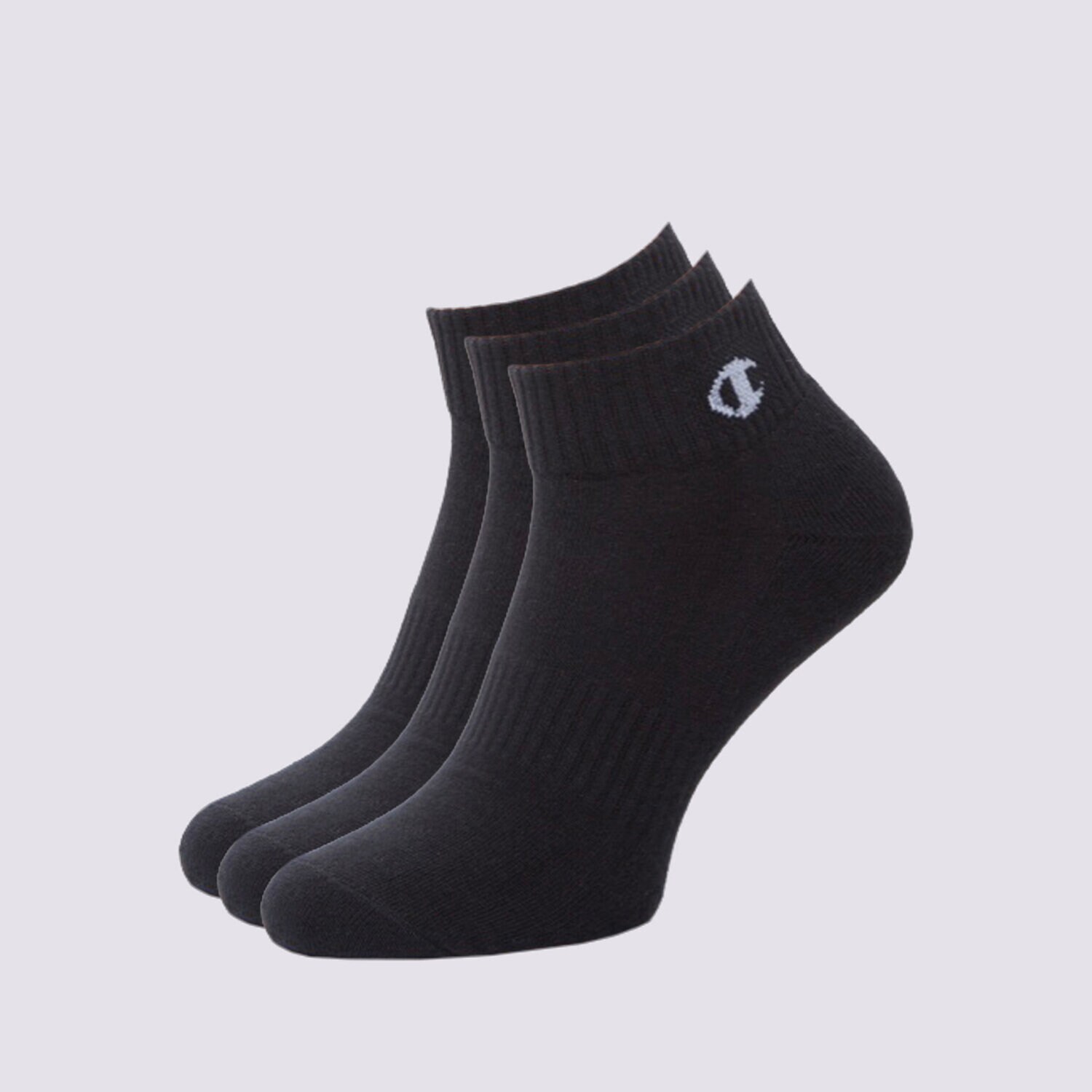 dámské ponožky CHAMPION PONOŽKY SUPERSNEAKER 805342KK001 ČERNÁ