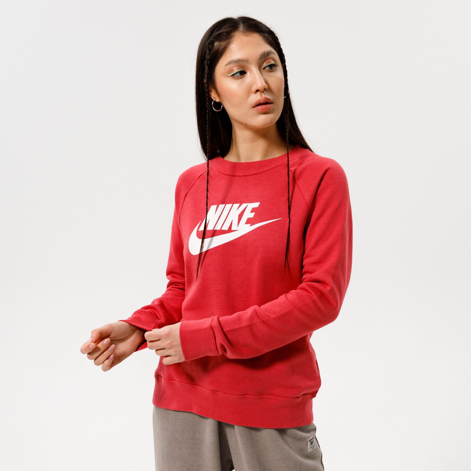 dámská mikina NIKE MIKINA SPORTSWEAR ESSENTIAL BV4112-623 ČERVENÁ