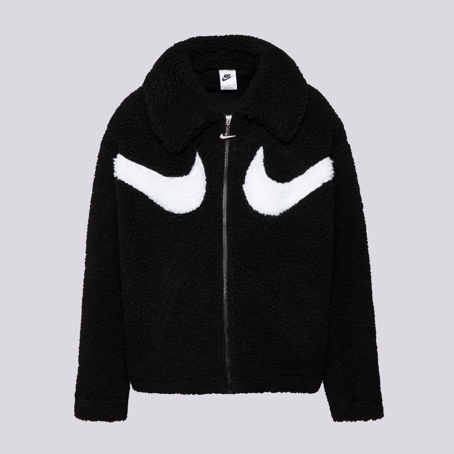 dámská zimní bunda NIKE BUNDA ZIMNÍ W NSW SWSH SHRPA GX FZ JKT DD5620-010 ČERNÁ