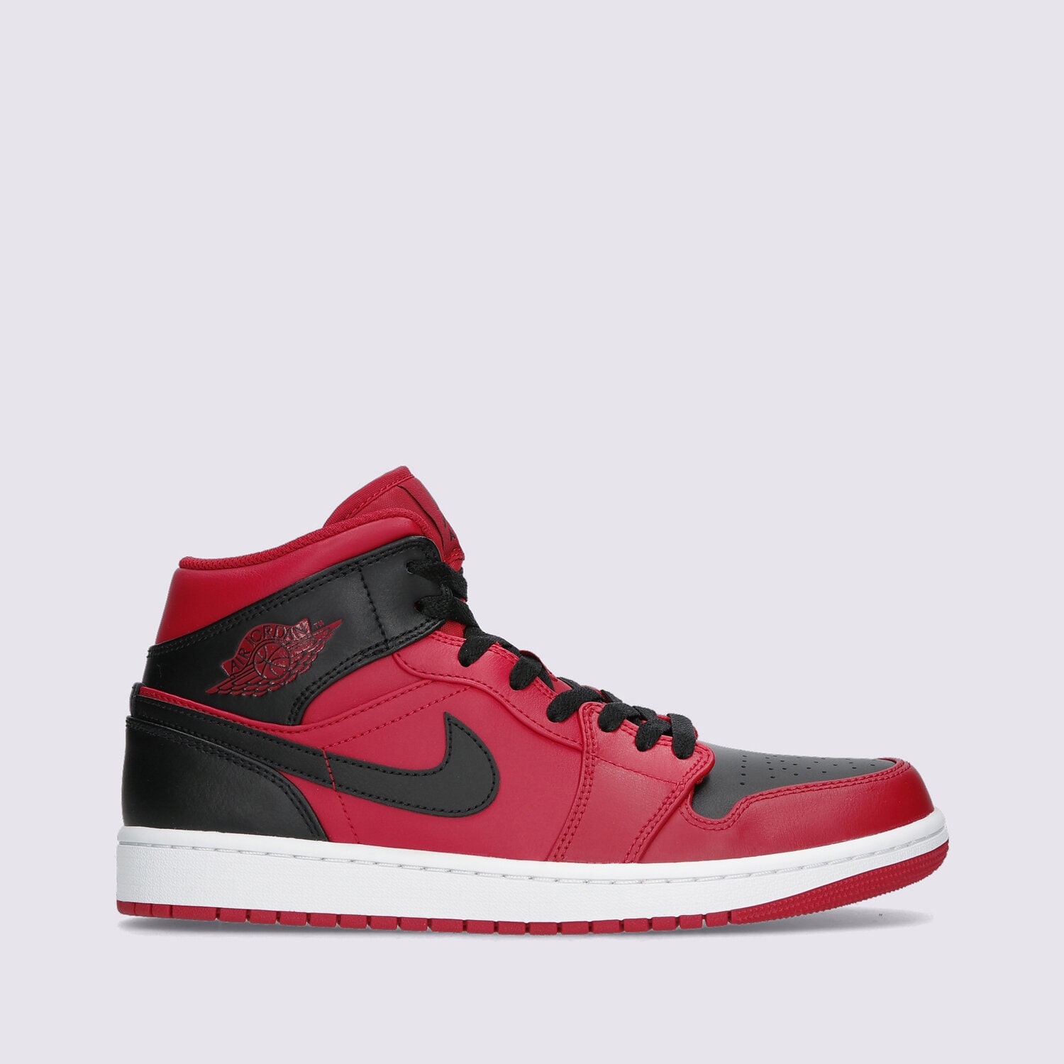 pánské tenisky JORDAN AIR 1 MID  554724-660 ČERVENÁ