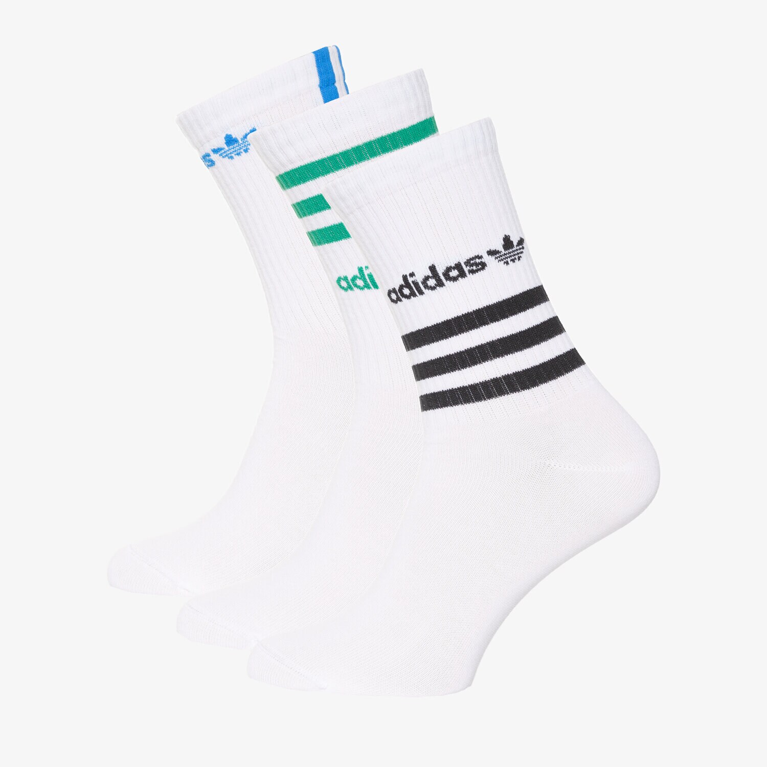 dámské ponožky ADIDAS PONOŽKY GRAPHIC CR 3PP HC9534 BÍLÁ