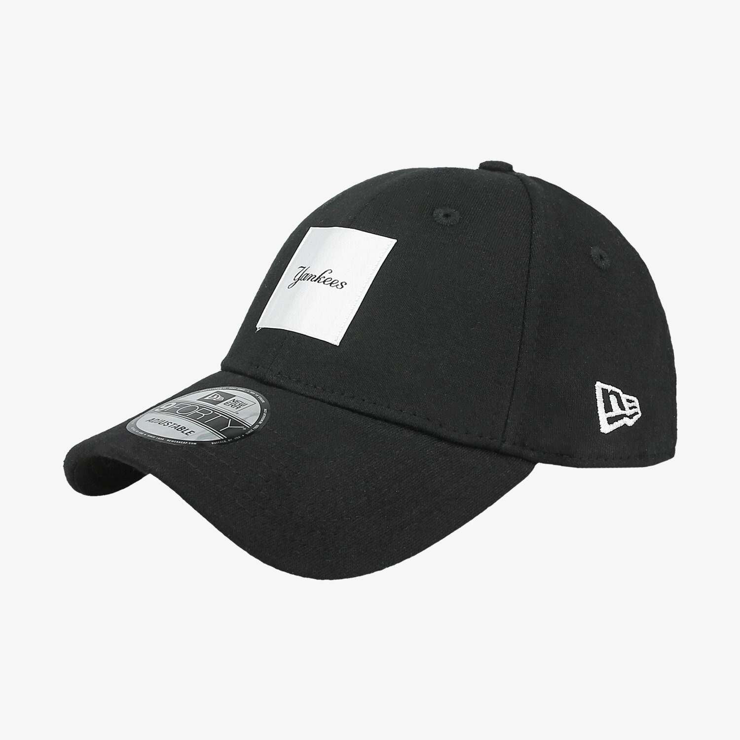 dětská kšiltovka NEW ERA ČEPICE SATIN PATCH NY YANKEES BLKWHI 80536400 ČERNÁ