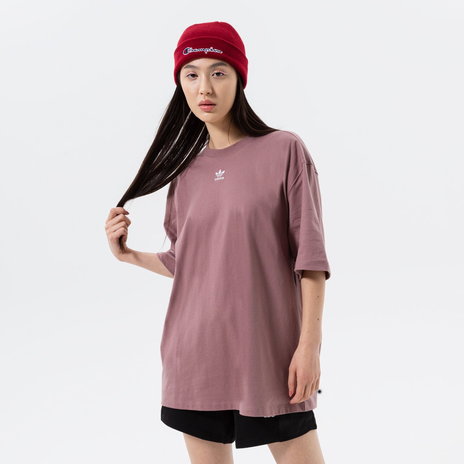 dámské tričko ADIDAS TRIČKO HM1826 FIALOVÁ