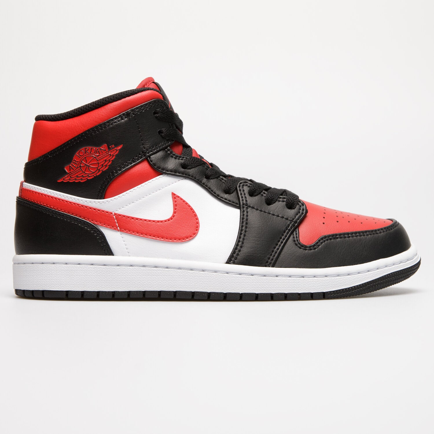 pánské tenisky JORDAN AIR 1 MID 554724-079 ČERVENÁ