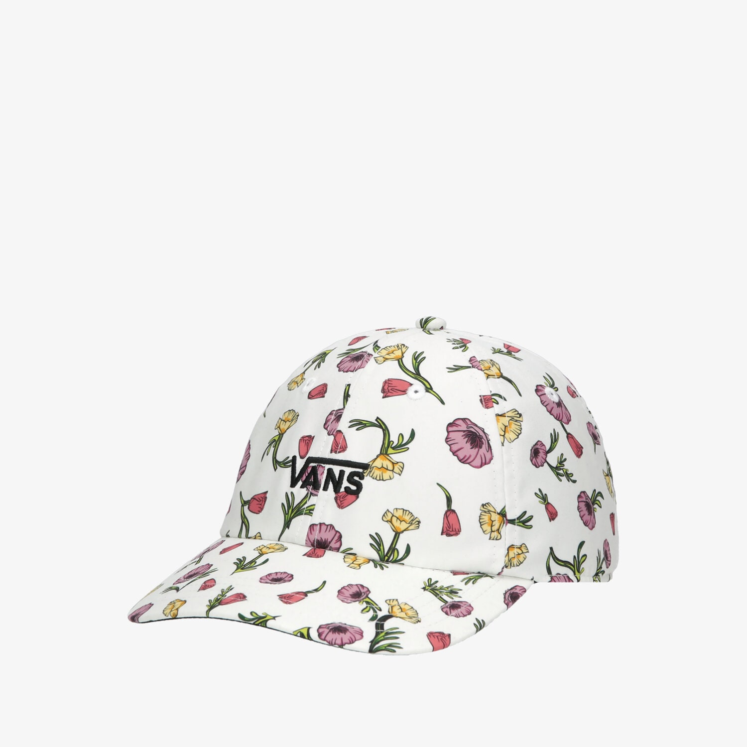 dětská kšiltovka VANS ČEPICE WM COURT SIDE PRINTED HAT VN0A34GRY0E1 BÍLÁ