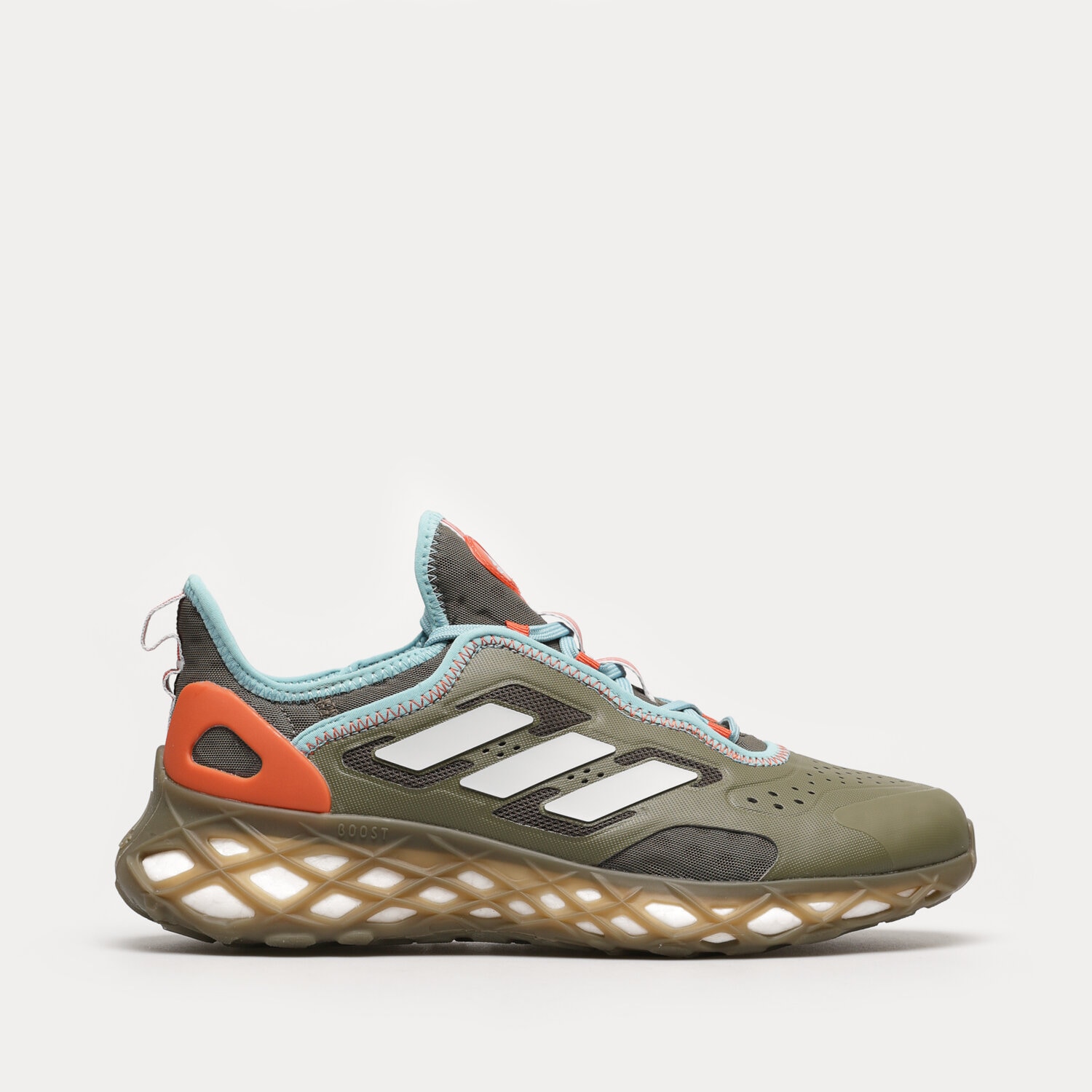 pánské tenisky ADIDAS WEB BOOST HQ6170 ZELENÁ