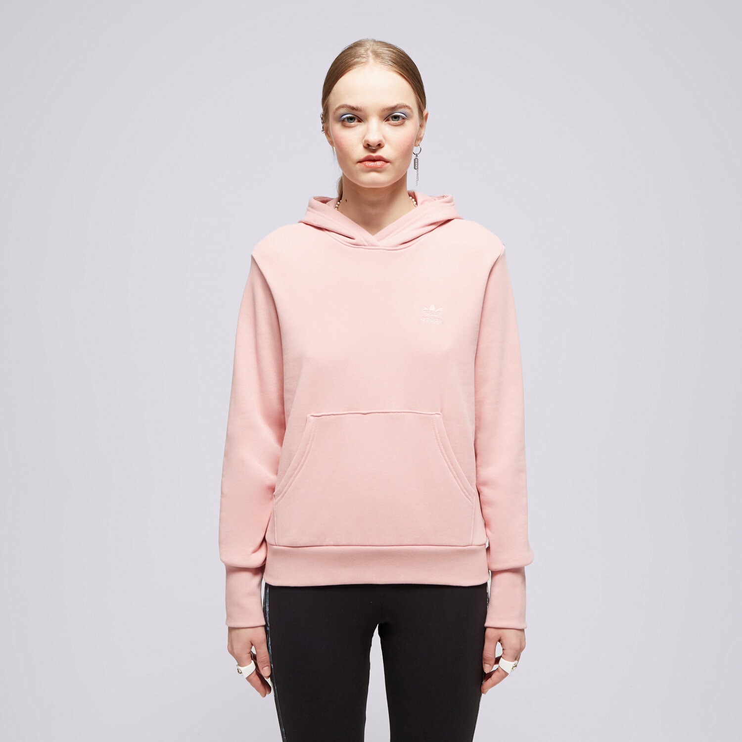 dámská mikina ADIDAS MIKINA S KAPUCÍ HE9540 HE9540 RŮŽOVÁ