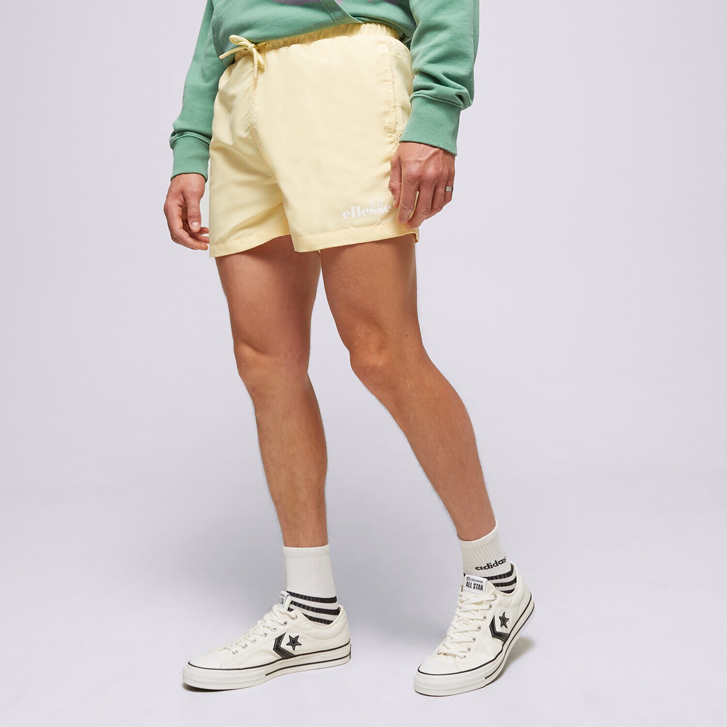pánské kraťasy ELLESSE ŠORTKY  LAMINA LIGHT YELLOW SGR16468603 ŽLUTÁ