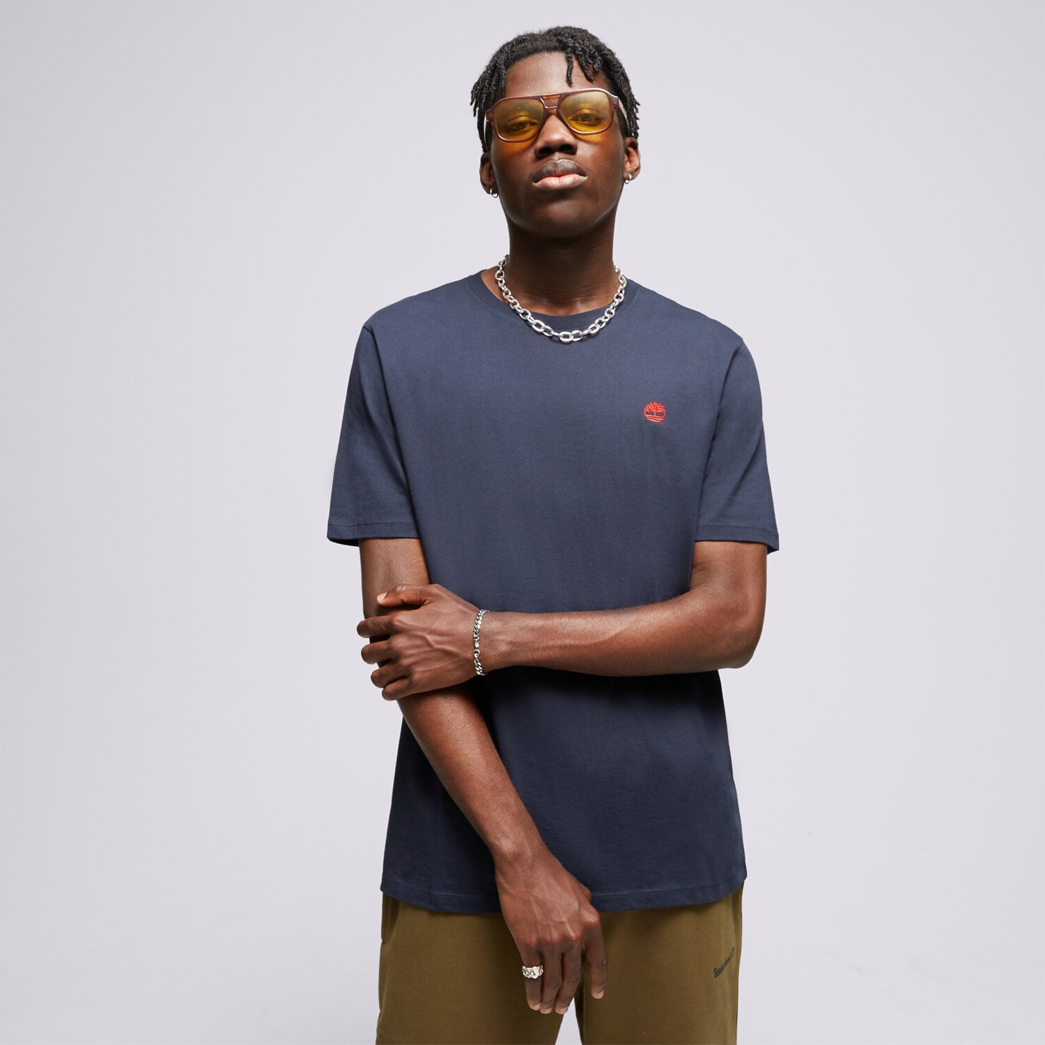 pánské tričko TIMBERLAND TRIČKO SS DUNSTAN RIVER JERSEY TEE TB0A6GB64331 TMAVOMODRÁ