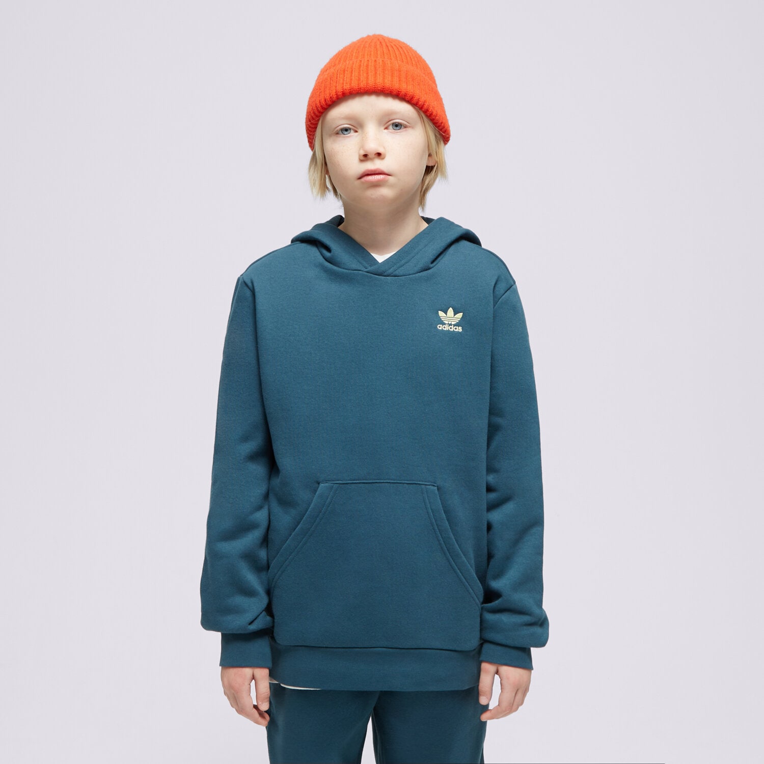 dětská mikina ADIDAS MIKINA S KAPUCÍ HOODIE BOY IJ9717 TMAVOMODRÁ