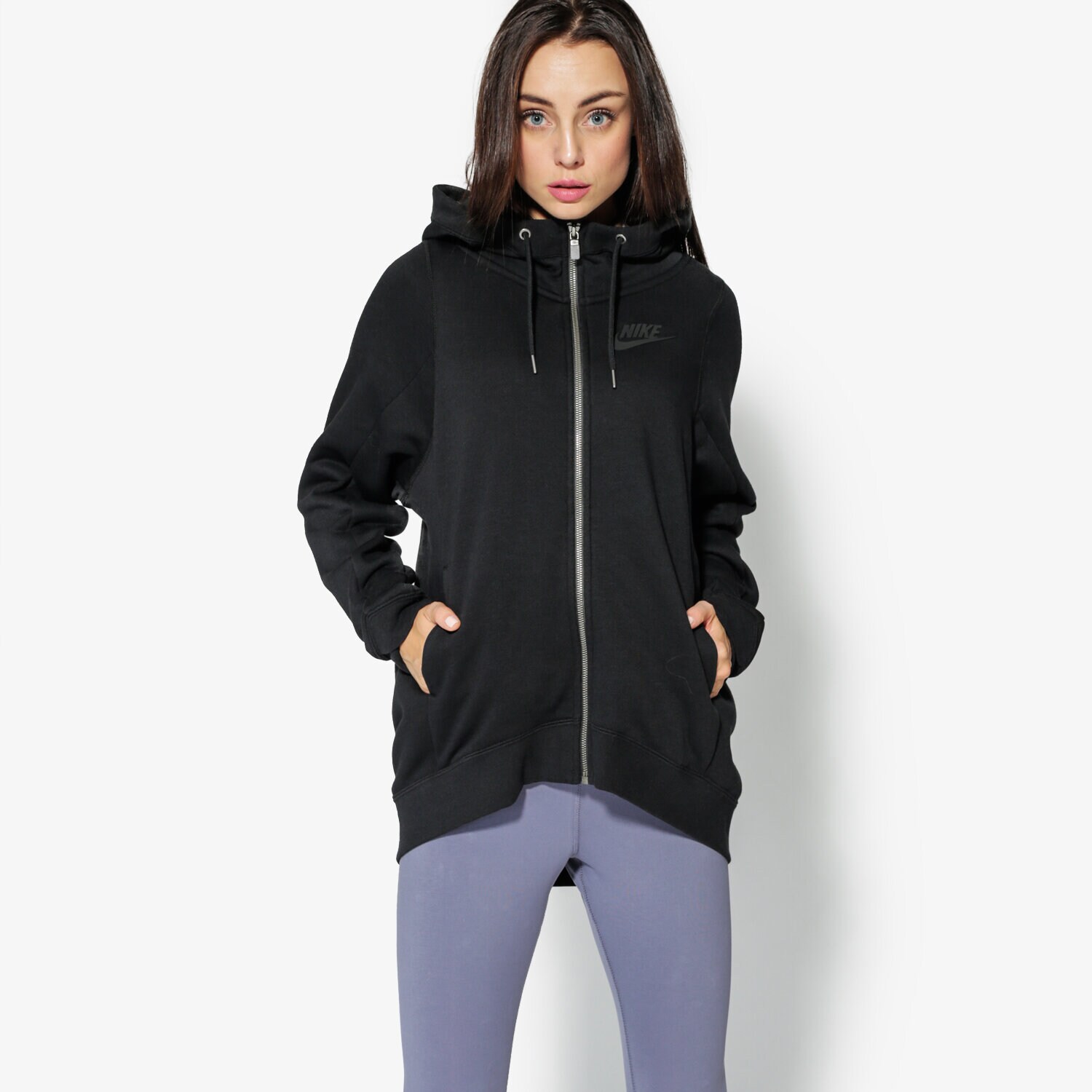 dámská mikina NIKE MIKINA W NSW MODERN CAPE 885595-010 ČERNÁ