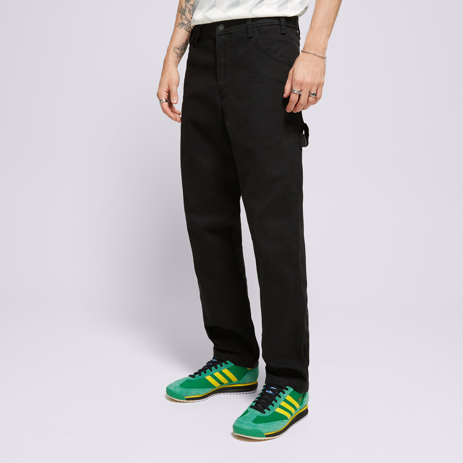 pánské kalhoty DICKIES KALHOTY  DUCK CARPENTER PANT DK0A4XIFC401 ČERNÁ