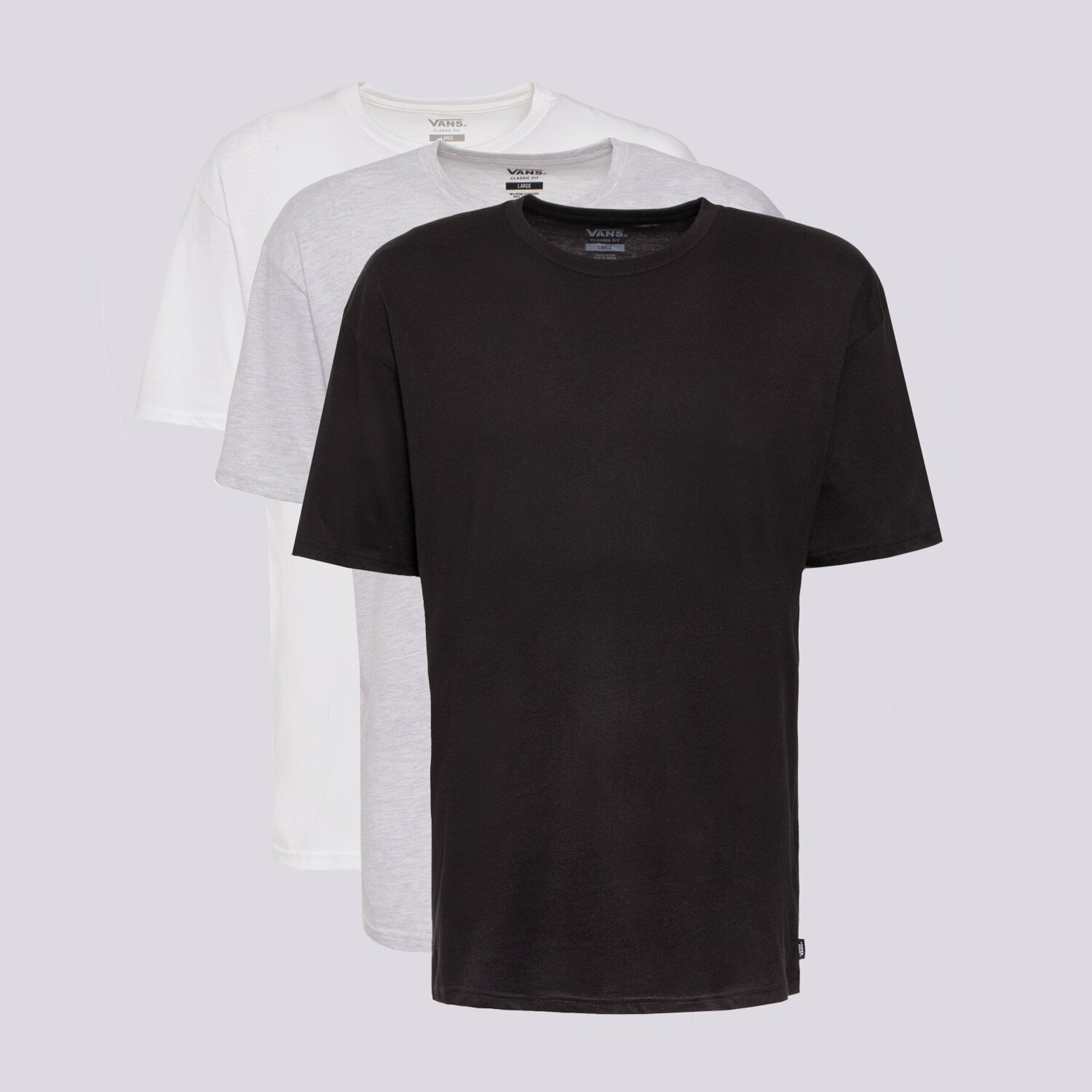 pánské tričko VANS TRIČKO MN VANS BASIC TEE MULTIPACK VN000KHD4481 VÍCEBAREVNÁ
