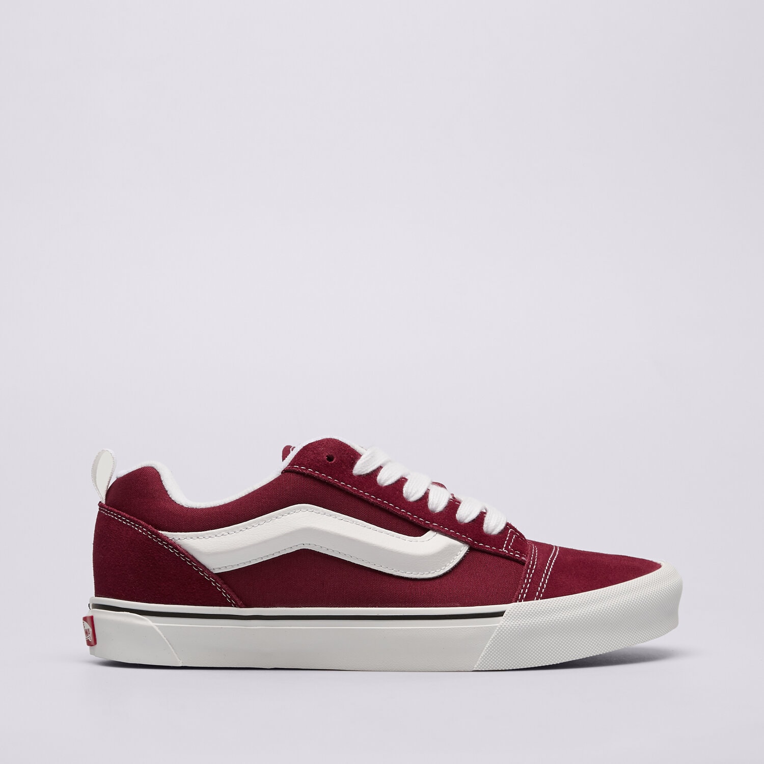 pánské skate boty (skateboardové) VANS KNU SKOOL  VN000D22ZCF BORDOVÁ