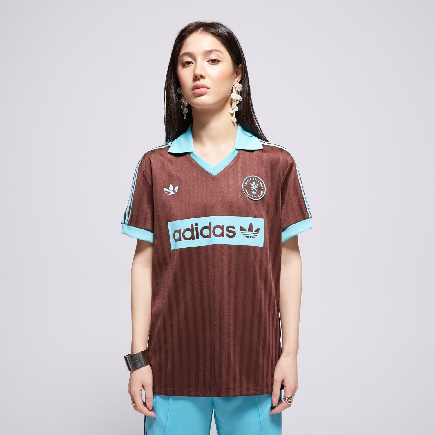 dámské tričko ADIDAS TRIČKO FOOTBALL TEE JY3542 HNĚDÁ
