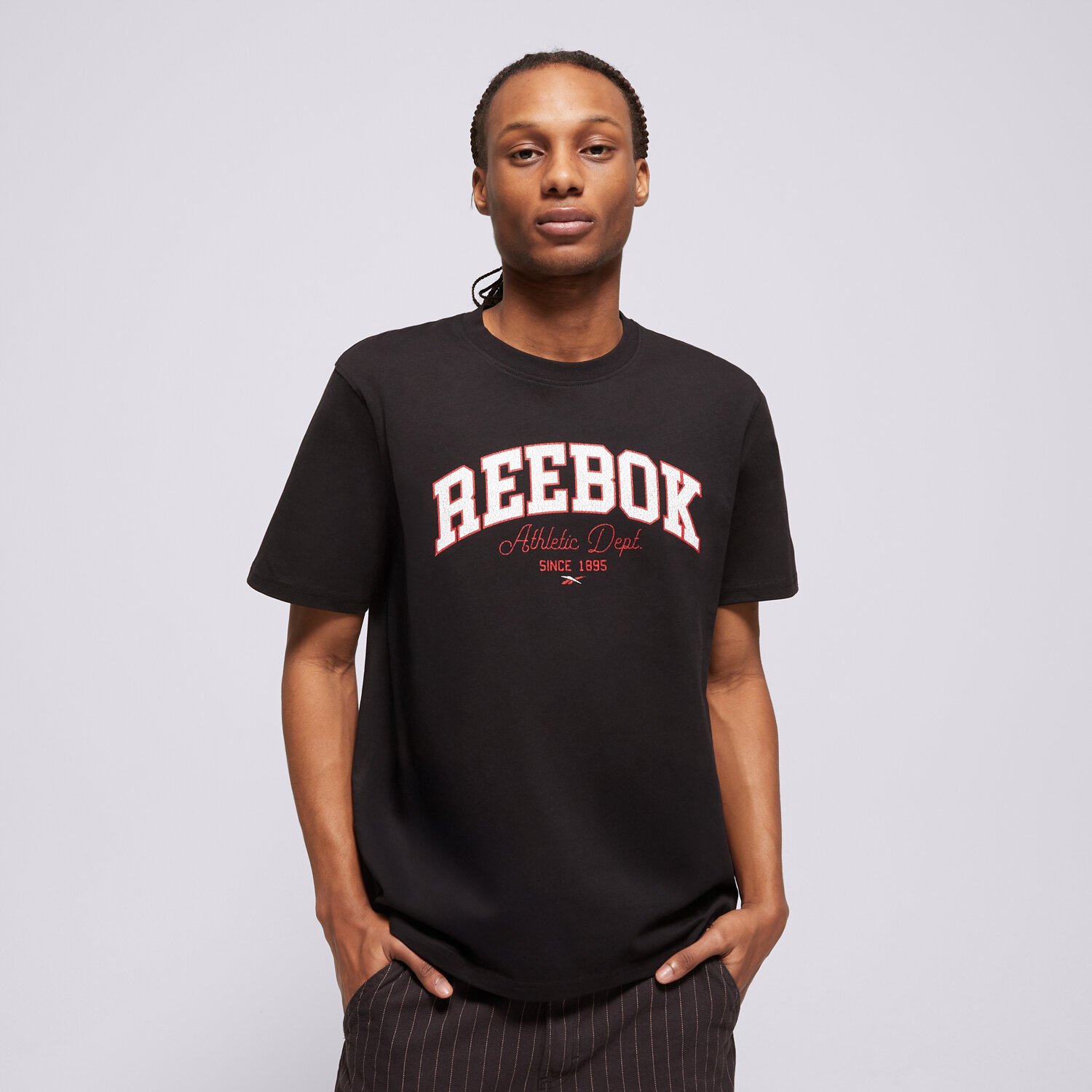 pánské tričko REEBOK TRIČKO ATH DEPT GRAPHIC TEE 100263167 ČERNÁ