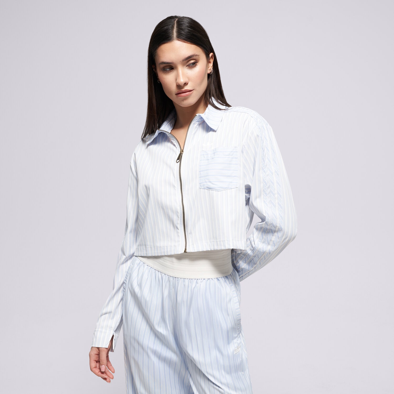 dámské tričko ADIDAS KOŠILE P ESS SHI KC8870 MODRÁ