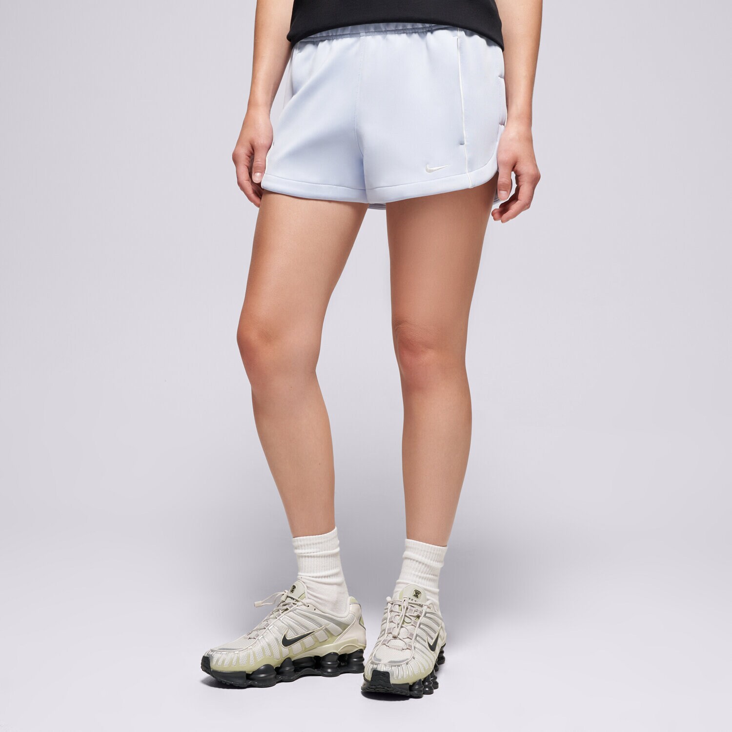 dámské kraťasy NIKE ŠORTKY  W NSW NK WR PLY KNT MR 2" SHRT HJ1406-407 MODRÁ