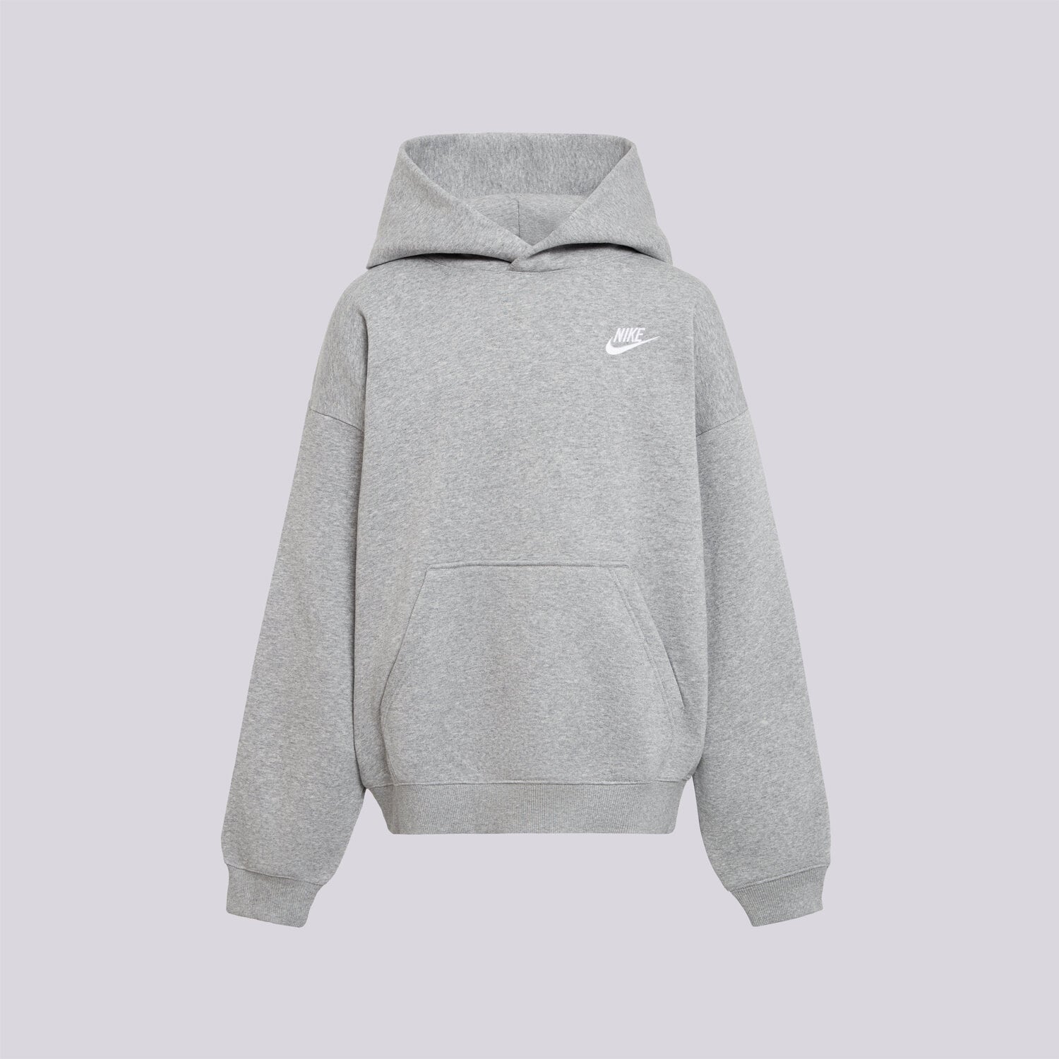 dětská mikina NIKE MIKINA S KAPUCÍ K NSW CLB FLC OS HDY IM4935-063 ŠEDÁ