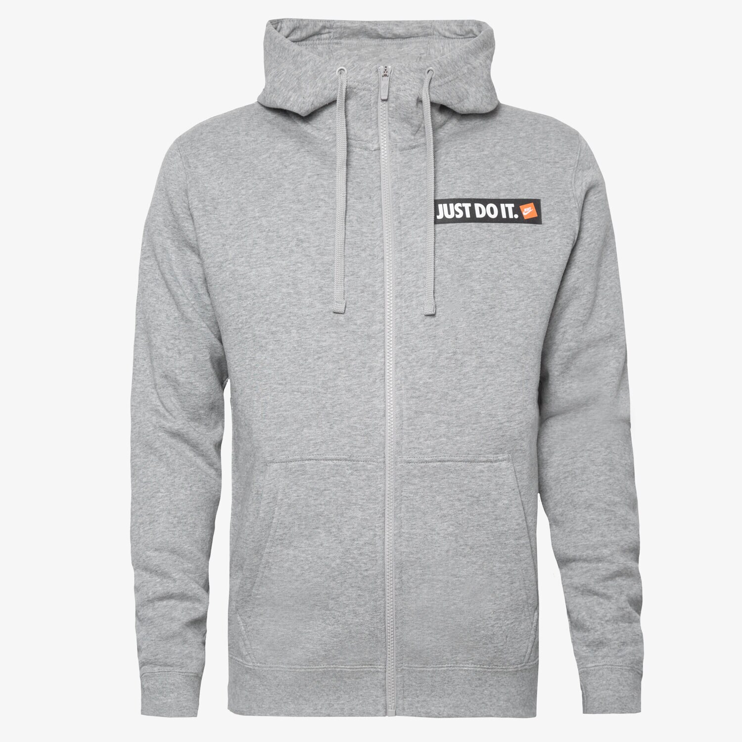 pánská mikina NIKE MIKINA M NSW HOODIE FZ FLC HBR 928703-063 ŠEDÁ
