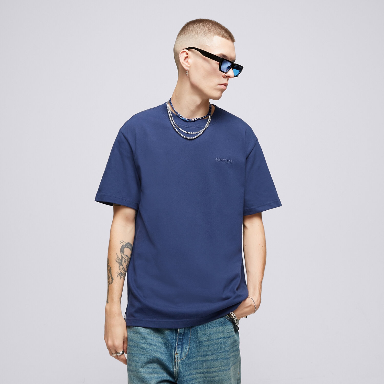 pánské tričko ELEMENT TRIČKO CRAIL 3.0 SS ELYKT00120-BYM0 TMAVOMODRÁ