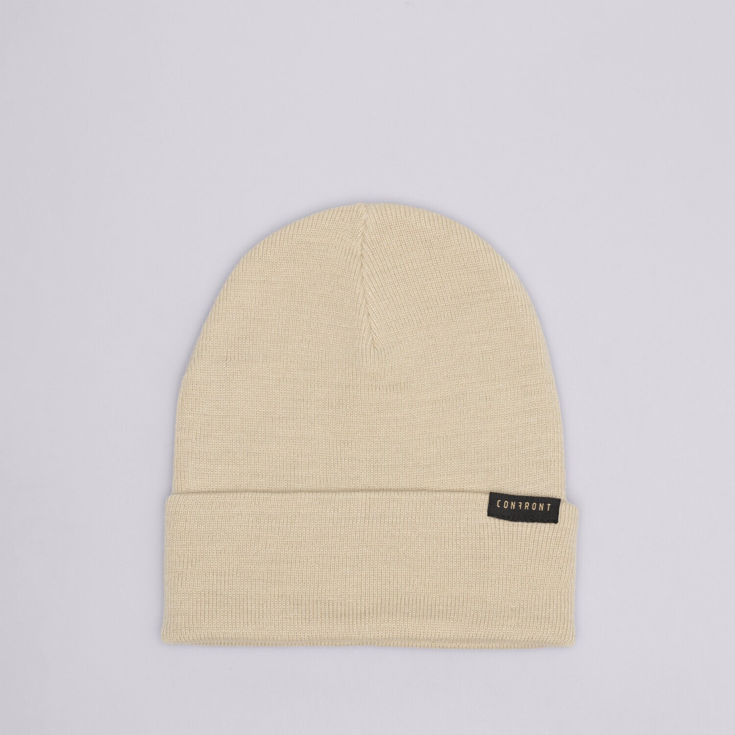 dětská čepice CONFRONT ČEPICE CLASSIC BEANIE CF323HAT90005 BÉŽOVÁ