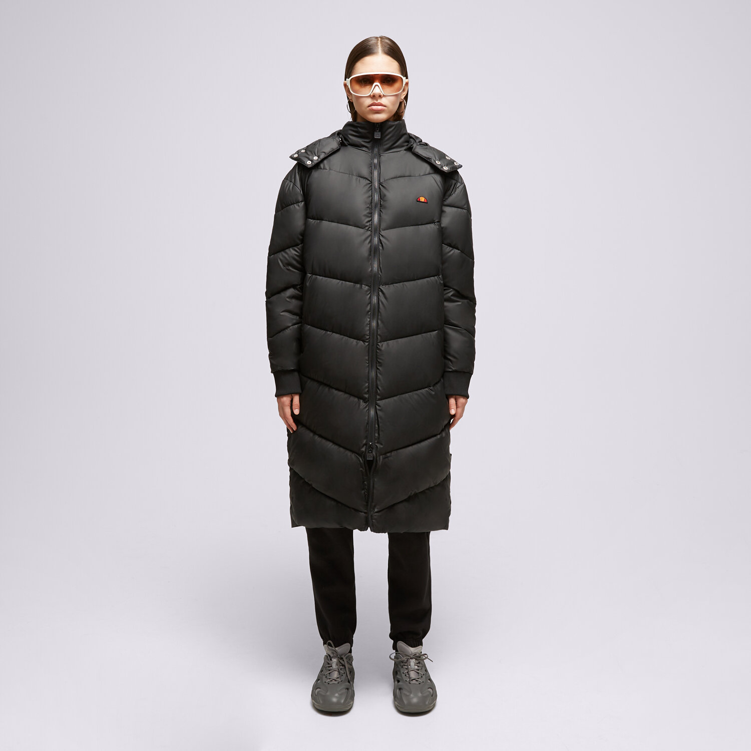 dámská zimní bunda ELLESSE BUNDA PÉŘOVÁ CORTESE PADDED JACKET BLK SGT19177011 ČERNÁ