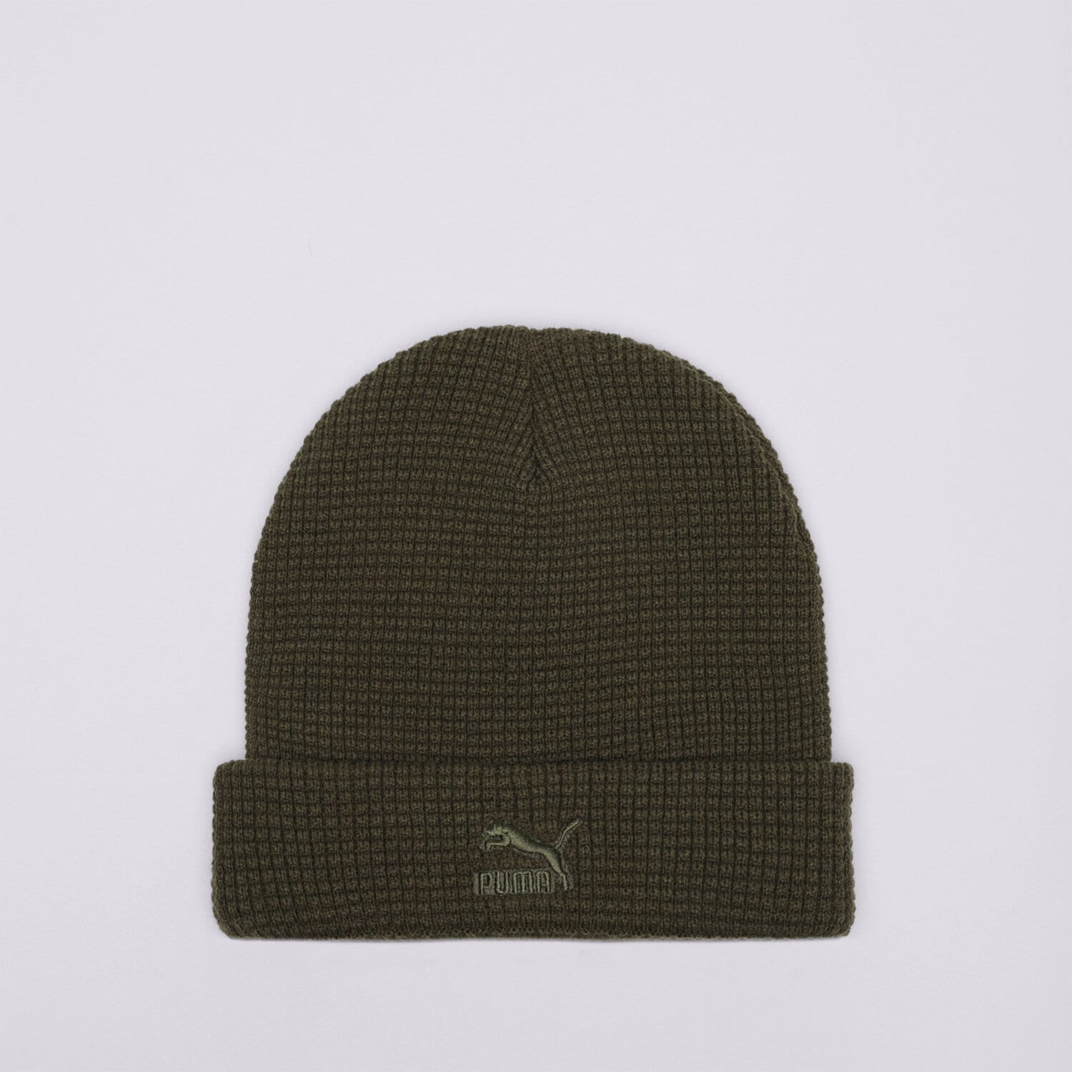 dětská čepice PUMA ČEPICE ARCHIVE MID FIT BEANIE 022848 17 ZELENÁ