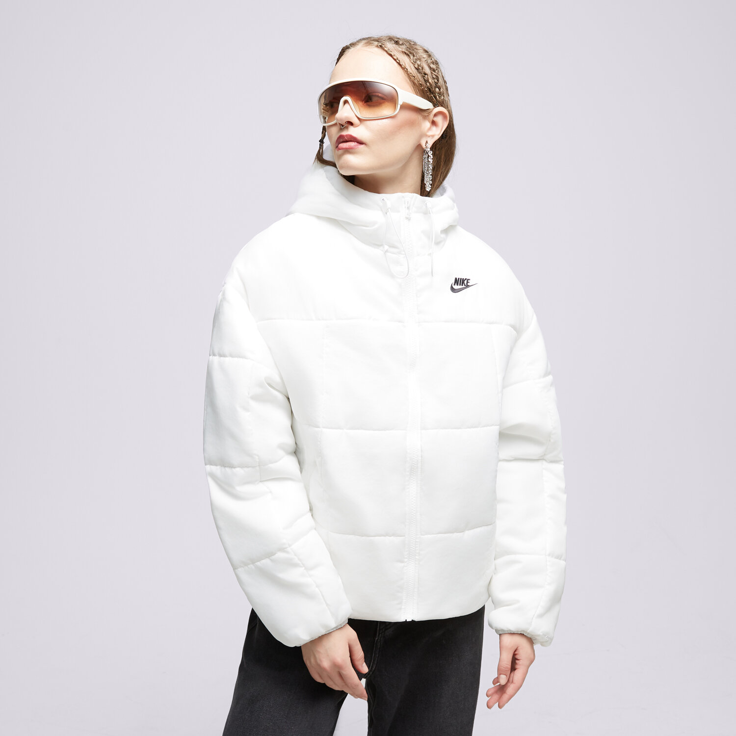 dámská zimní bunda NIKE BUNDA ZIMNÍ W NSW TF THRMR FB7672-100 BÍLÁ