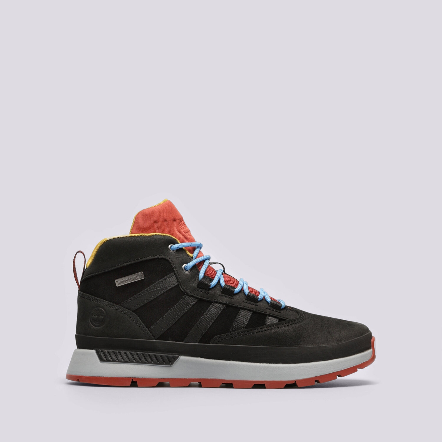 dětská outdoorová obuv TIMBERLAND EURO TREKKER MID LEATHER TB0A667V0151 ČERNÁ