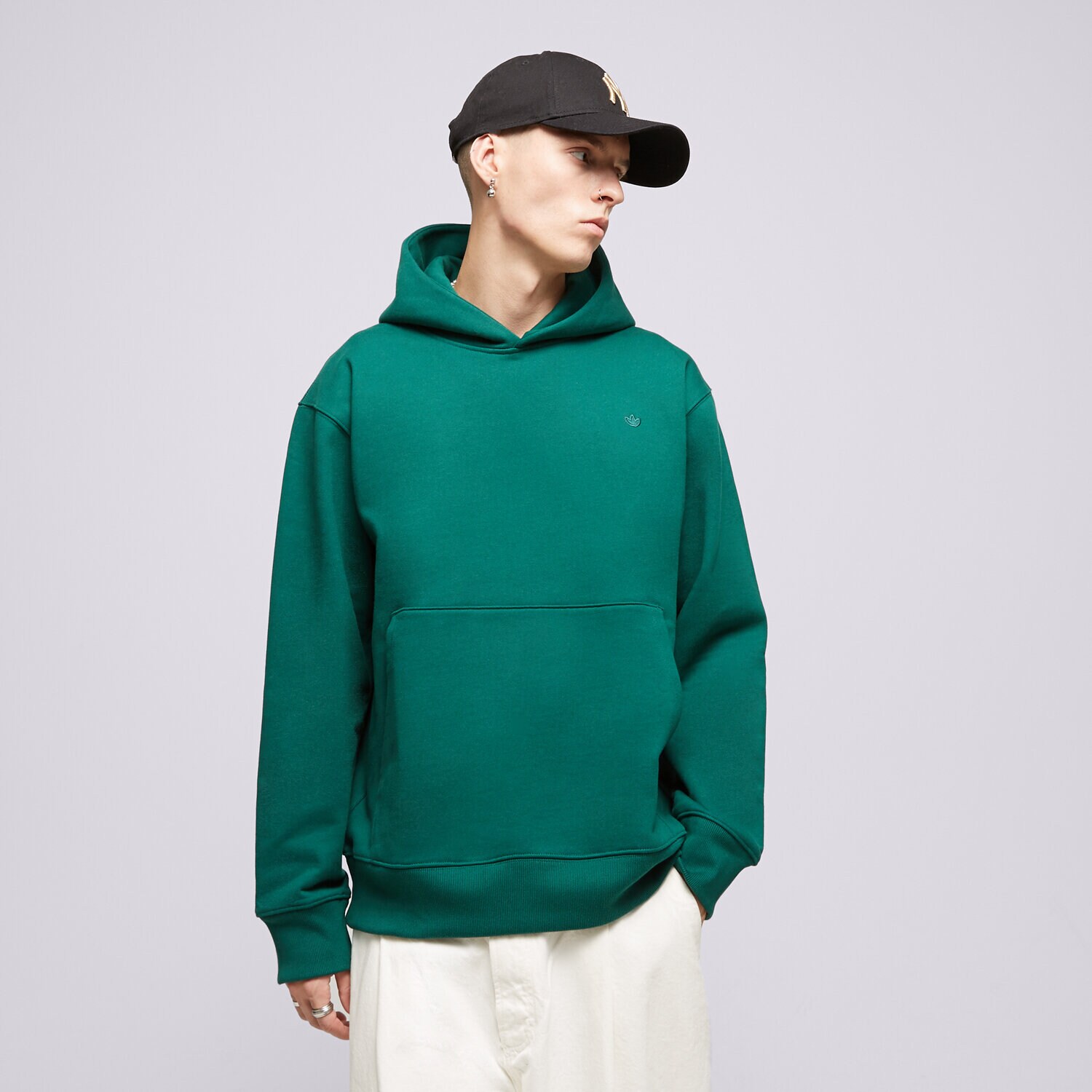 pánská mikina ADIDAS MIKINA S KAPUCÍ C HOODIE IM2116 ZELENÁ