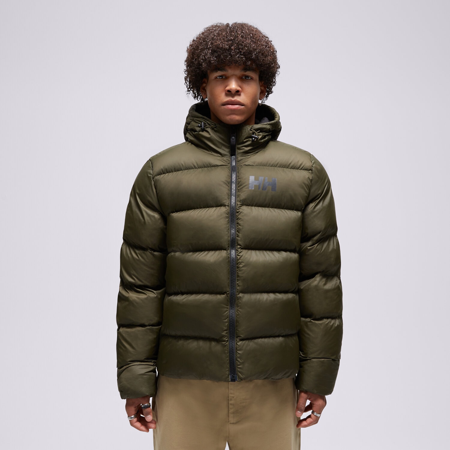 pánská zimní bunda HELLY HANSEN BUNDA ZIMNÍ ACTIVE PUFFY 53523_432 ZELENÁ
