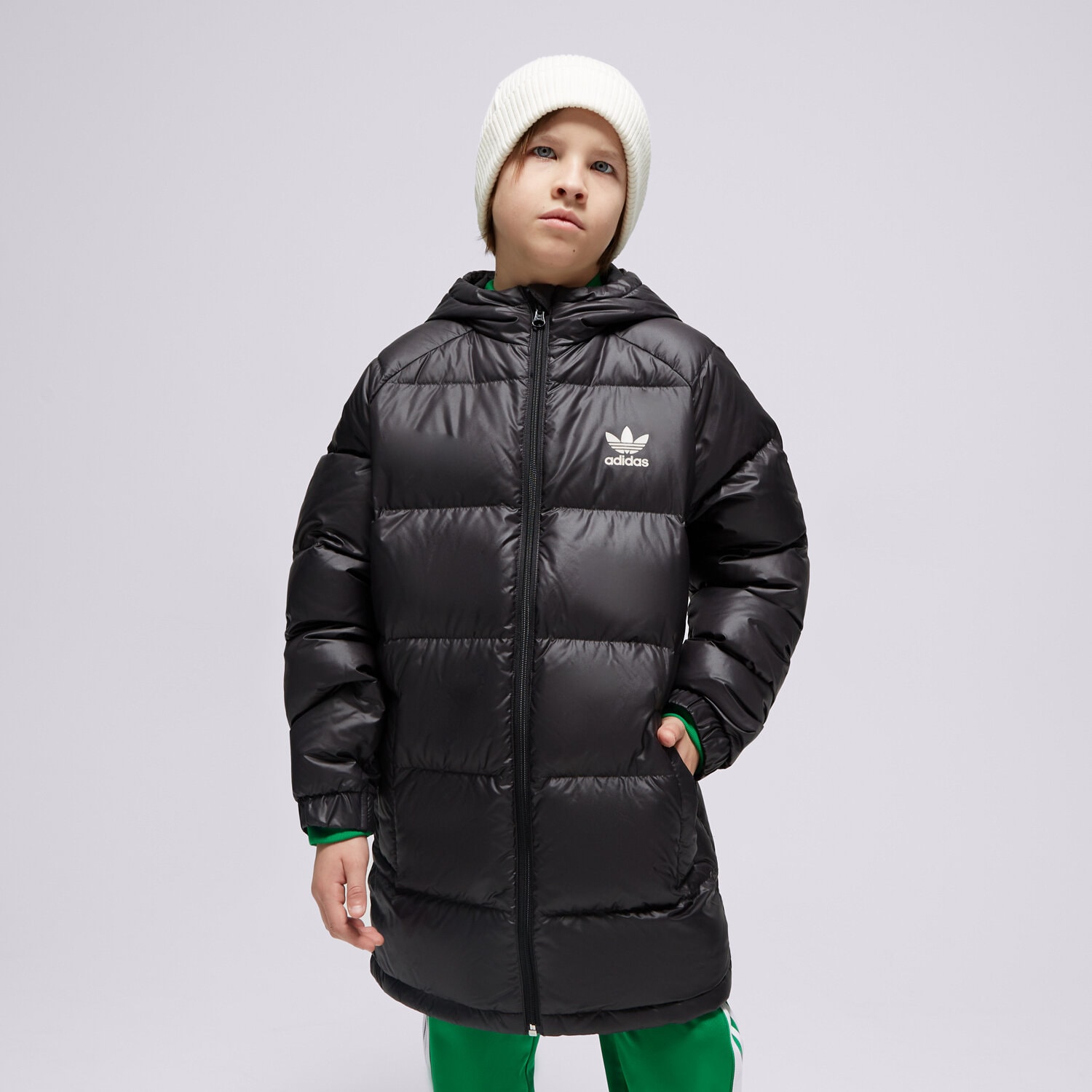 dětské tričko ADIDAS BUNDA ZIMNÍ ELO U H34567 ČERNÁ