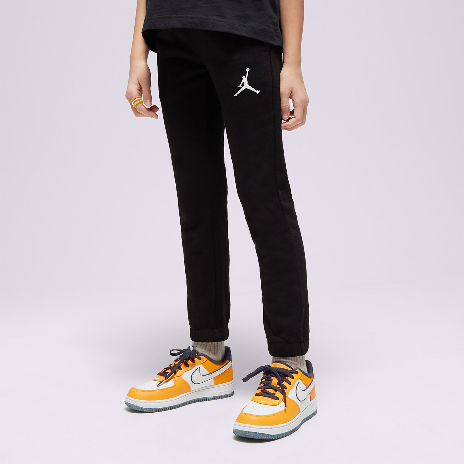 dětské kalhoty JORDAN KALHOTY  JDG ICON PLAY FLC G 45C696-023 ČERNÁ