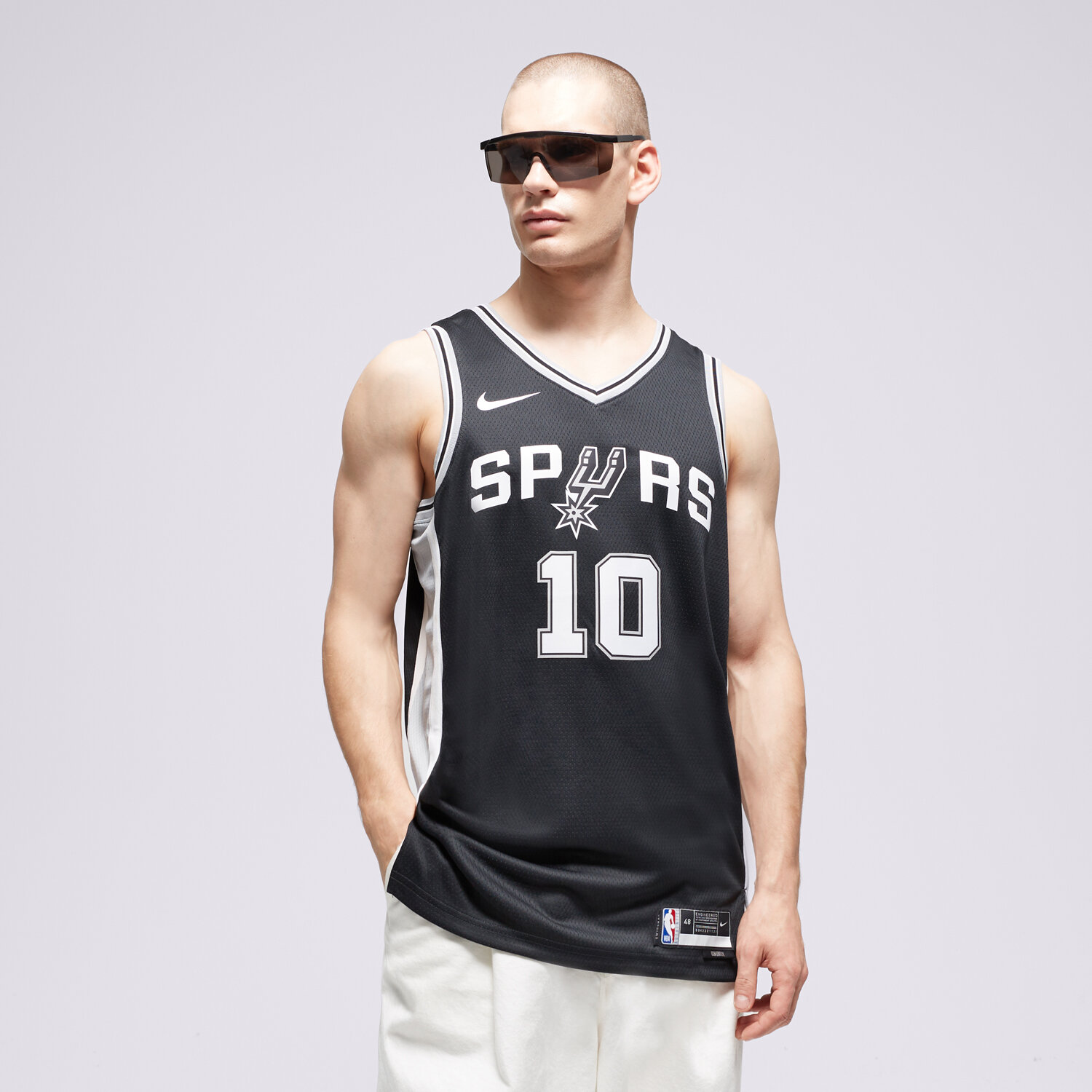 pánská košile NIKE TRIČKO SAS MNK DF SWGMN JSY ICN 22 JEREMY SOCHAN DN2022-012 ČERNÁ
