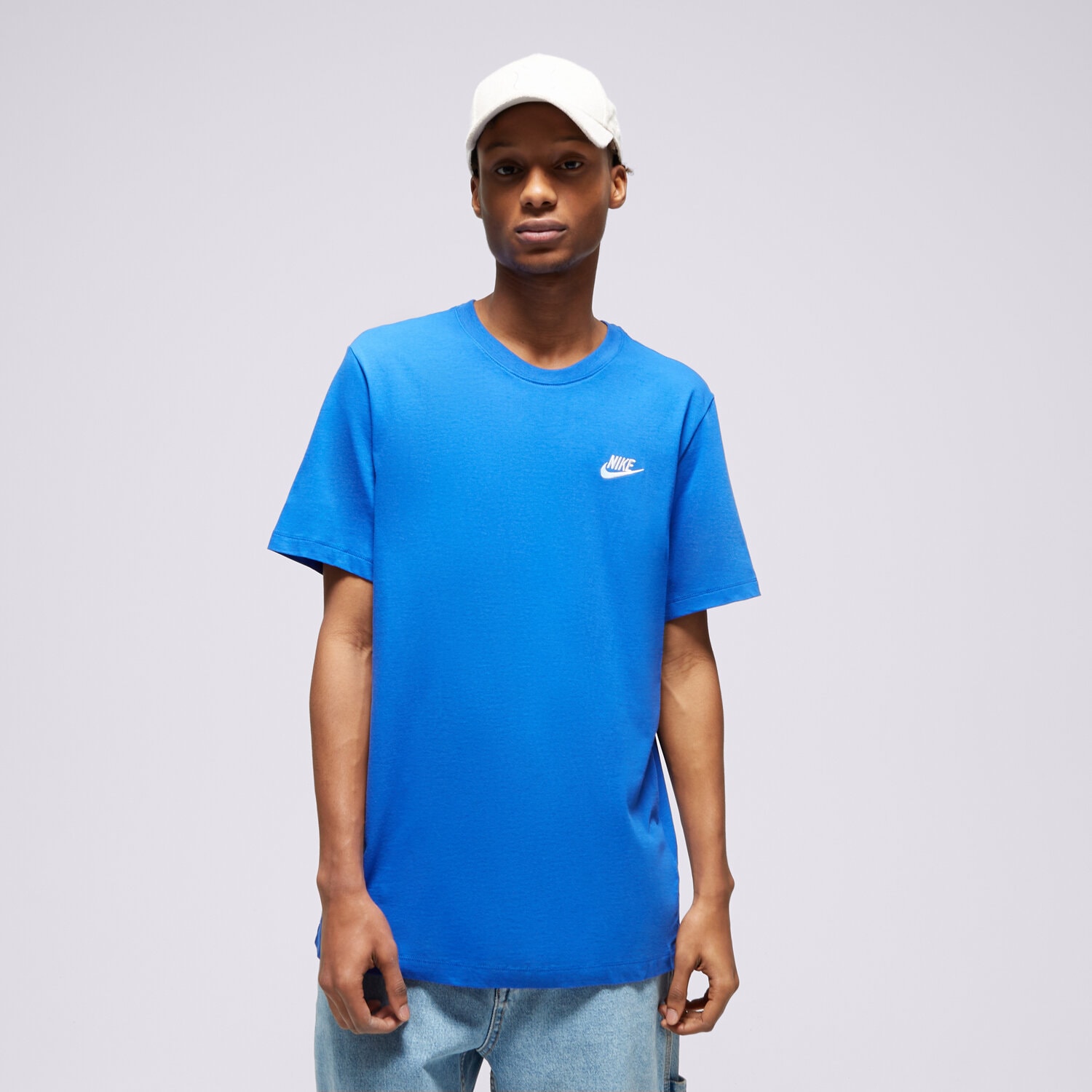 pánské tričko NIKE TRIČKO SPORTSWEAR CLUB AR4997-480 MODRÁ