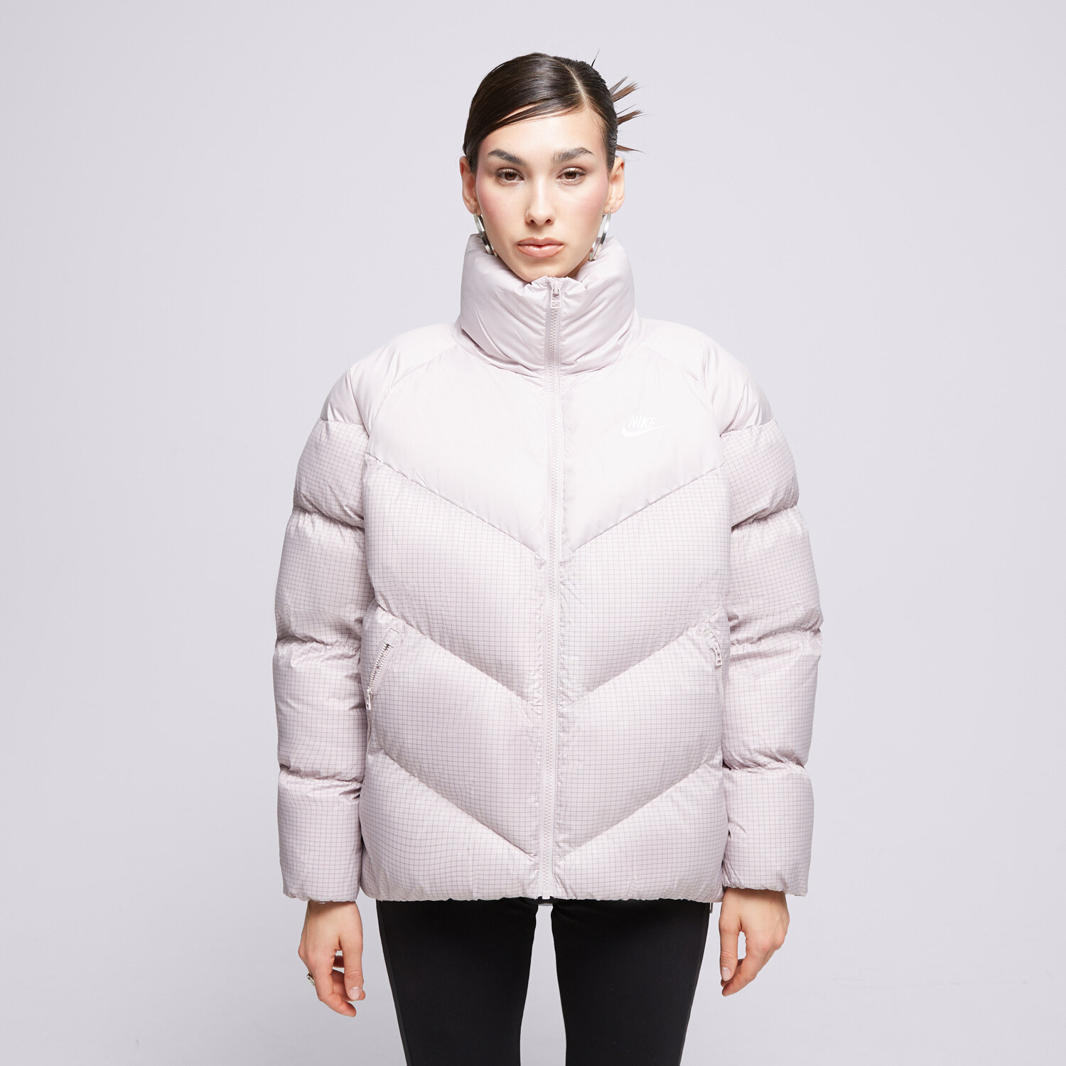 dámská zimní bunda NIKE BUNDA ZIMNÍ W NSW TF ECDWN GS NK  FB8788-019 ŠEDÁ